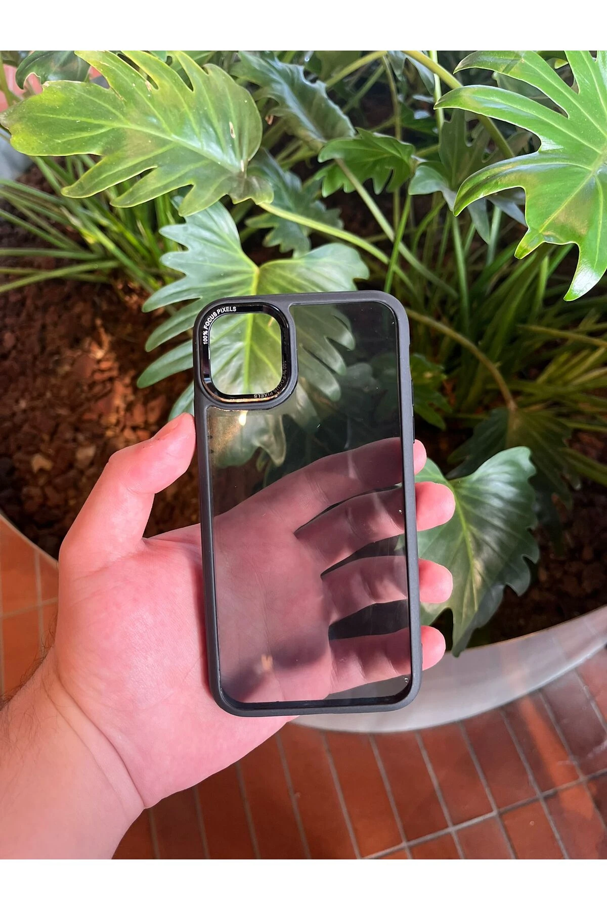 iPhone 15 Uyumlu Renkli Çerçeveli Metal Kamera Koruyuculu Cam Kılıf