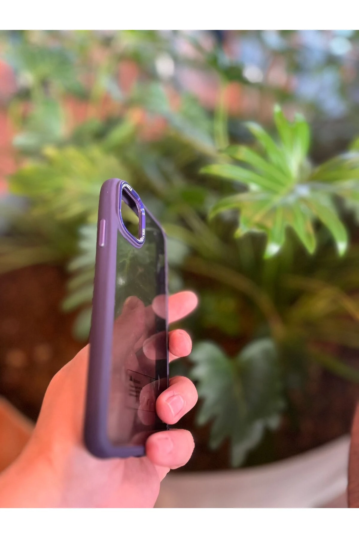 iPhone 14 Pro Max Uyumlu Renkli Çerçeveli Metal Kamera Koruyuculu Cam Kılıf
