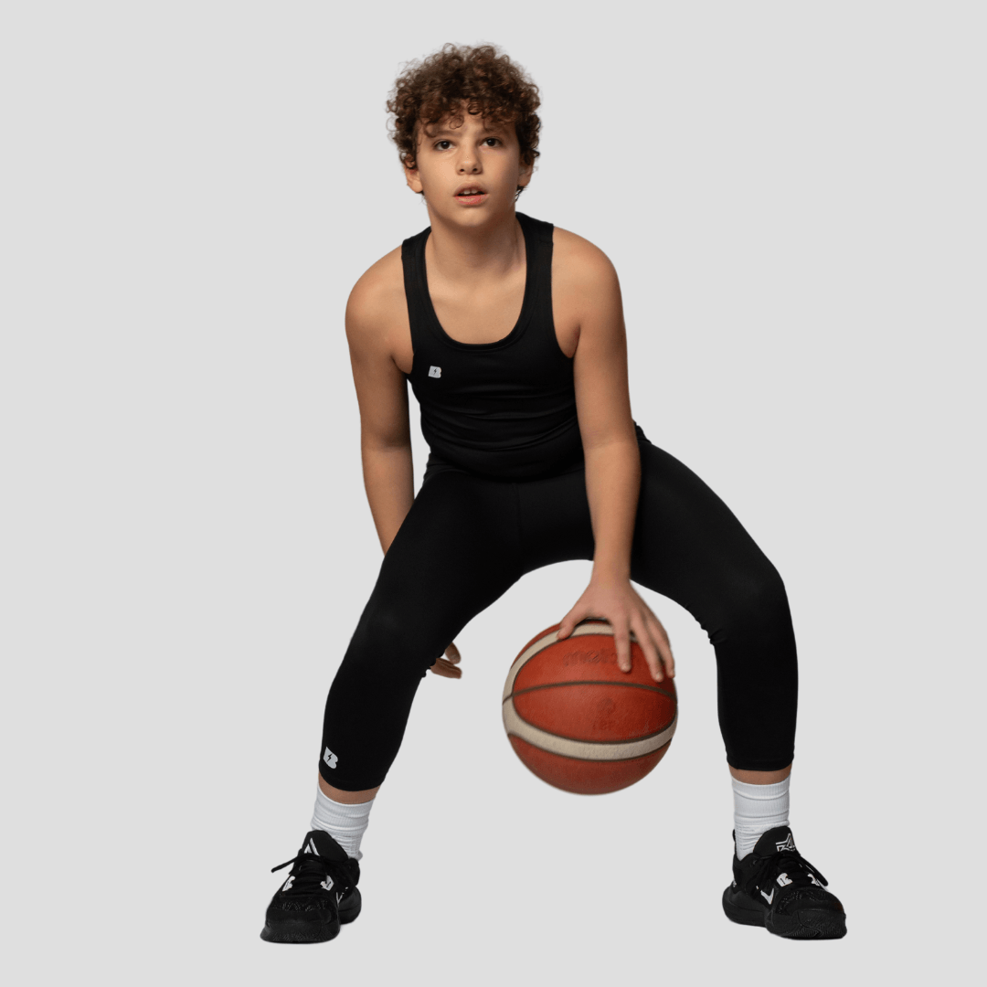 Çocuk Performans Compression Siyah Atlet