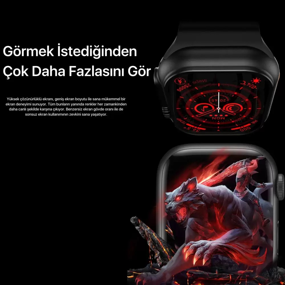 HX Duo Watch 9 & Watch Ultra 2 Suit Akıllı Saat