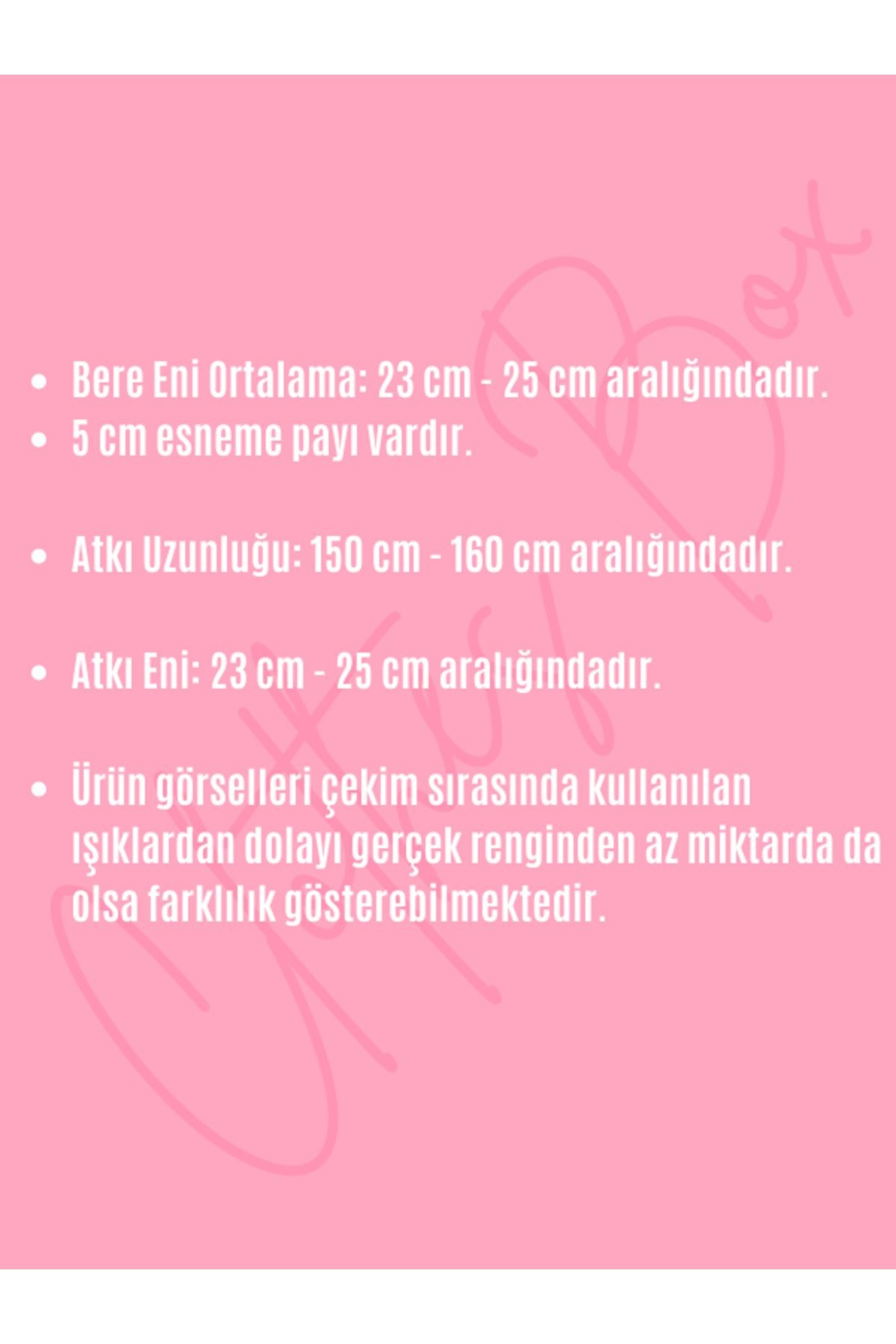 El Örgüsü Kalın Premium Atkı Bere Takımı