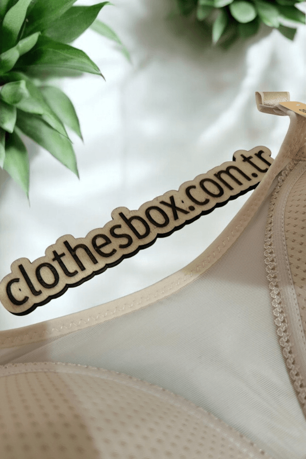 Tül Detaylı Balensiz Dolgusuz Toparlayıcı Sütyen