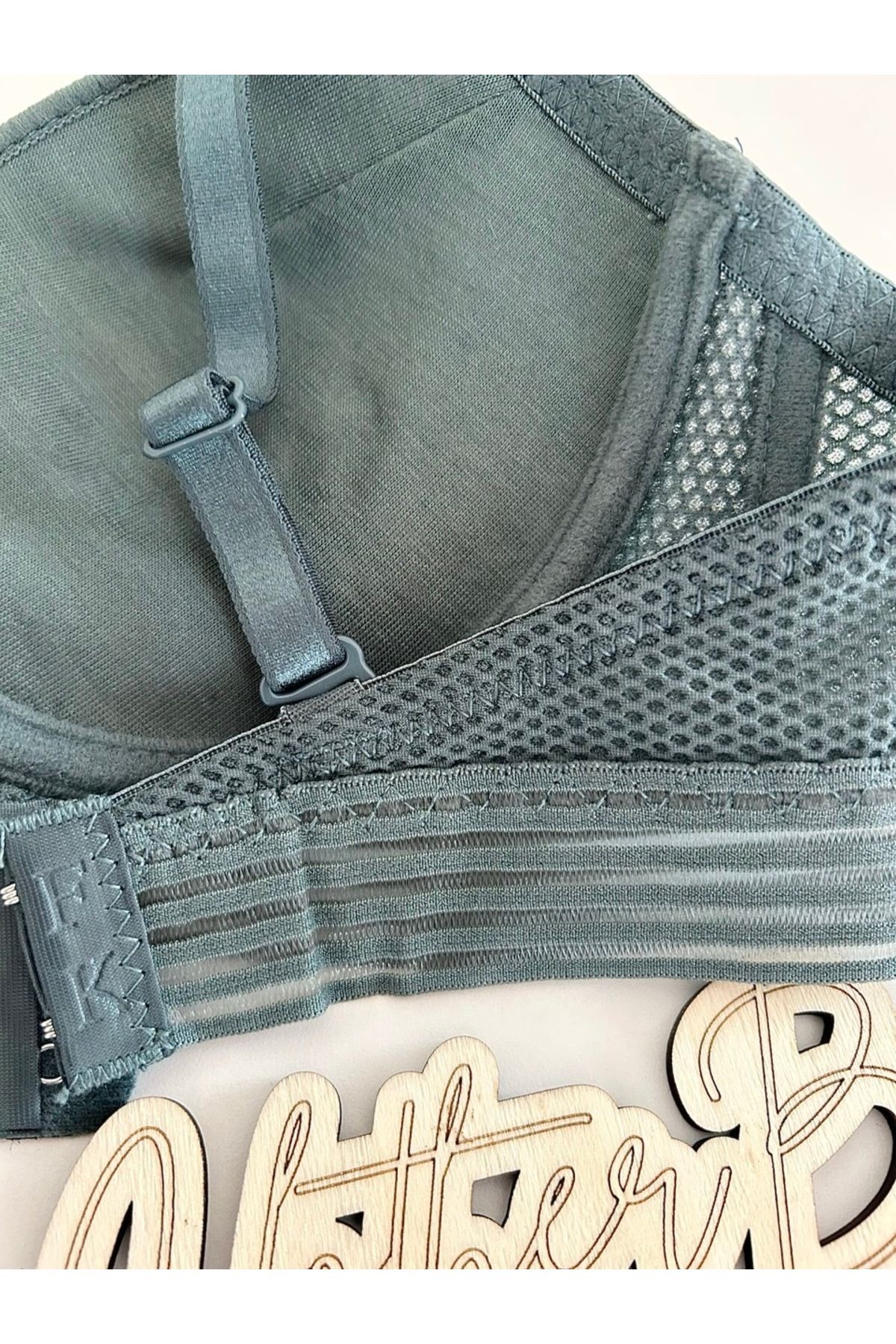 Balenli ve Dolgulu Push Up Straplez Sütyen
