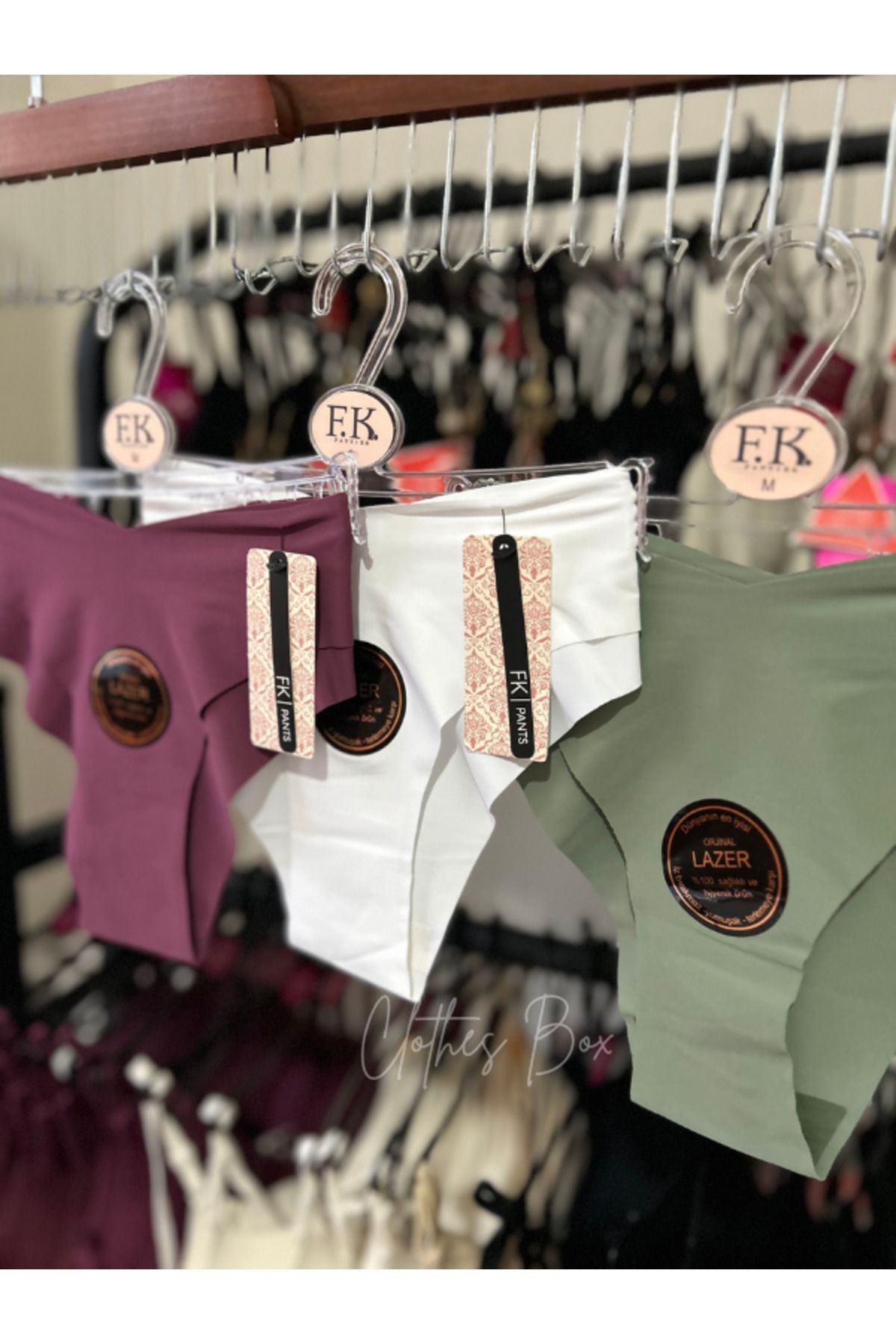 Lazer Kesim Dikişsiz Iz Bırakmayan Kadın Bikini Külot 3'lü Paket (MÜRDÜM-EKRU-SİYAH)