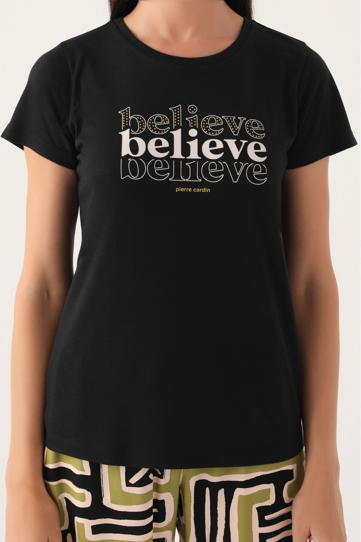 Believe Kadın Kısa Kol Pijama Takımı