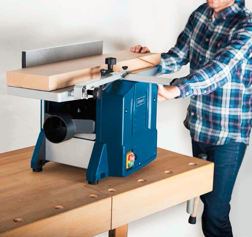 SCHEPPACH HMS850 Kalınlık ve Yüzey Planya Makinesi