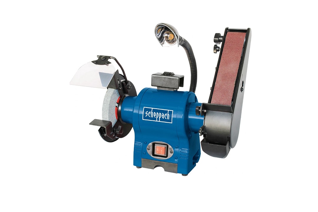 SCHEPPACH BGS700 Tezgah Üstü Taş Motoru Ve Bant Zımpara Makinesi - 370W