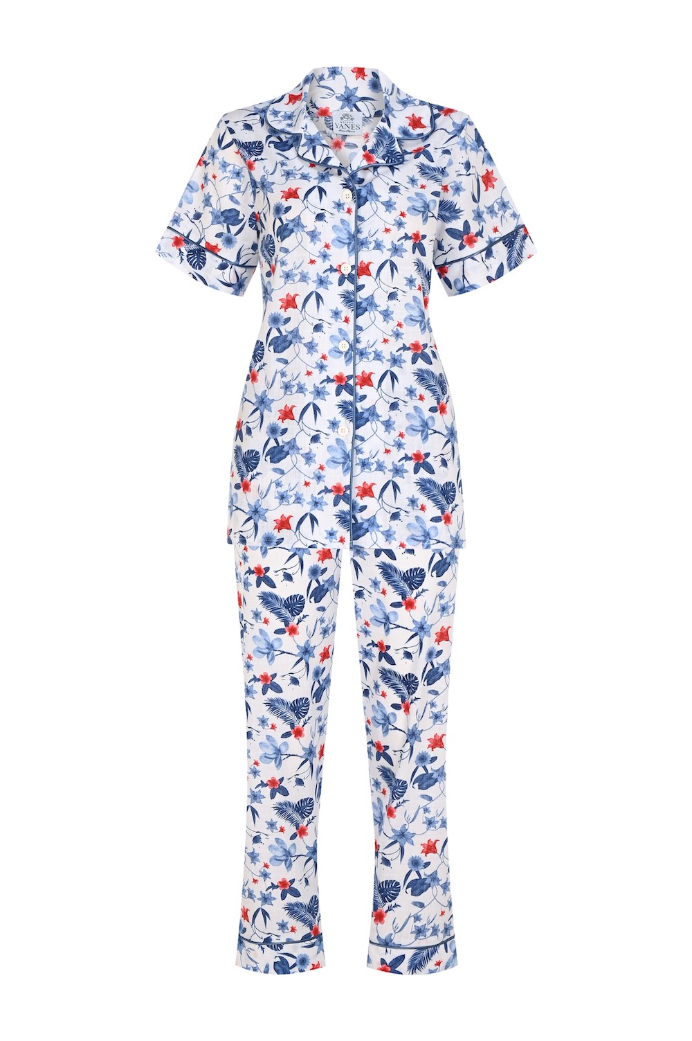 Blue Garden Kadın Kısa Kol Pijama Takımı