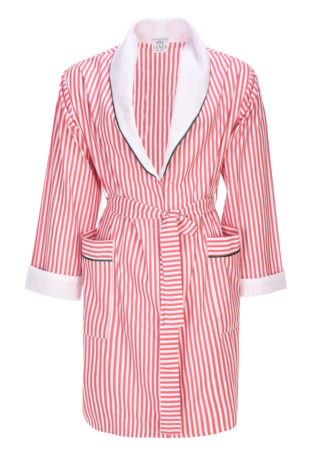 Red Striped Men's Dressing Gown