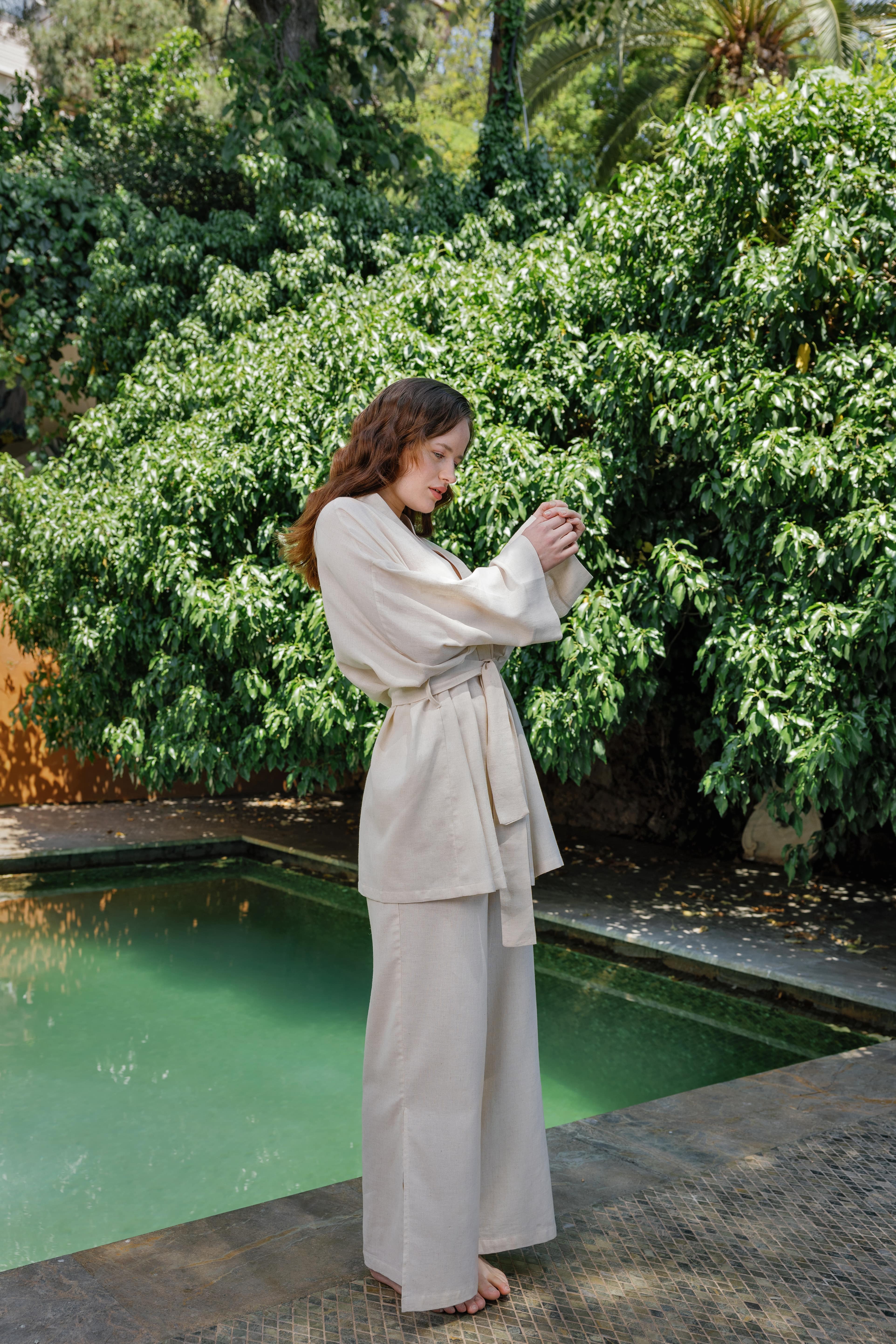 Azra Keten Kimono Takım