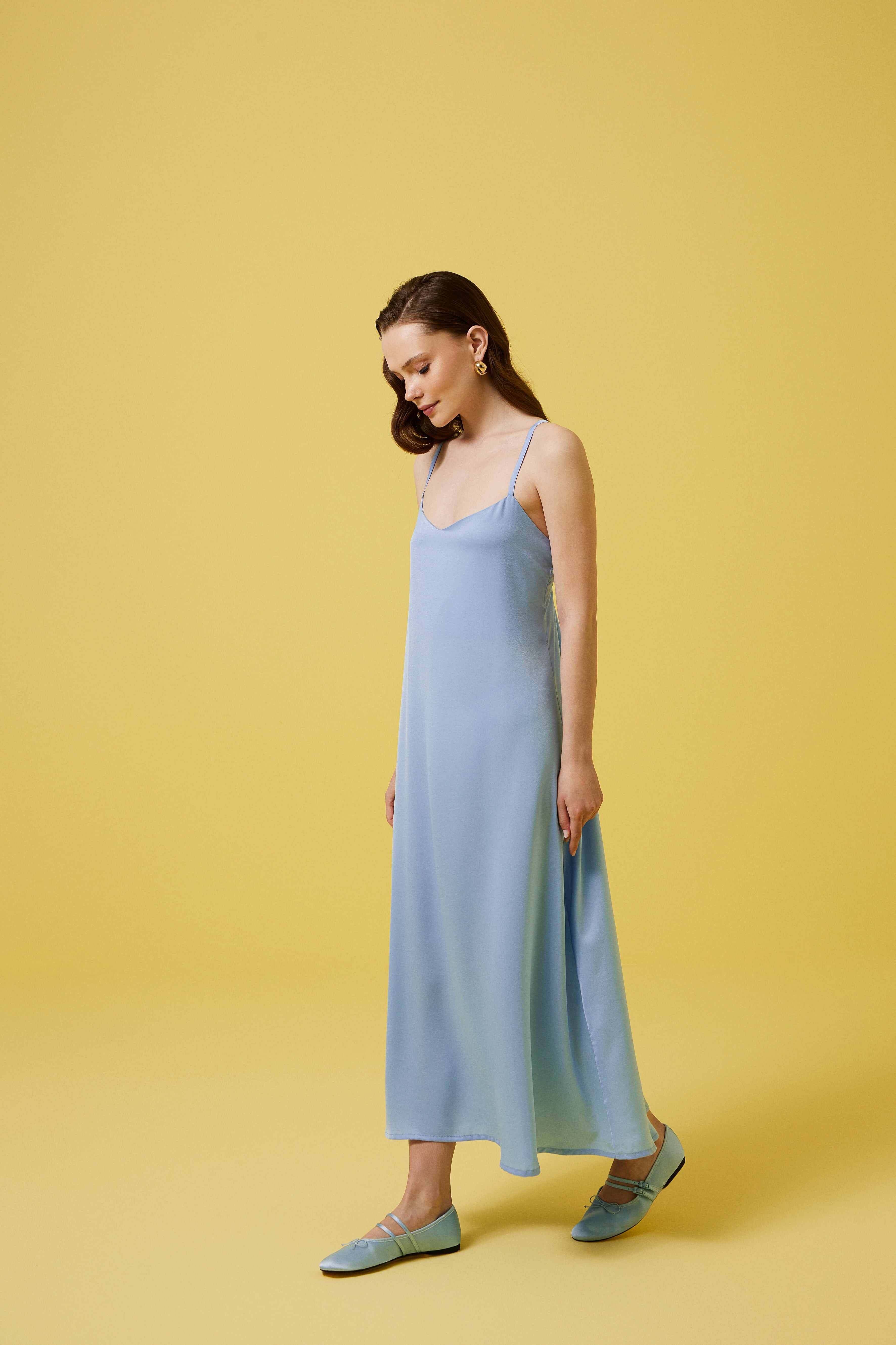 Baby Blue Gecelik Elbise