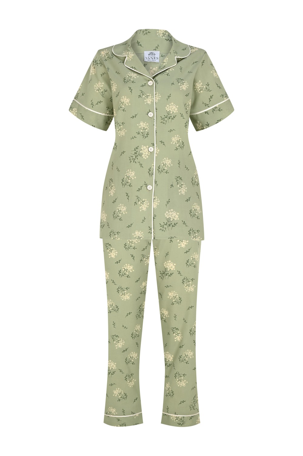 English Garden Women's Short Sleeve Pajamas Set
