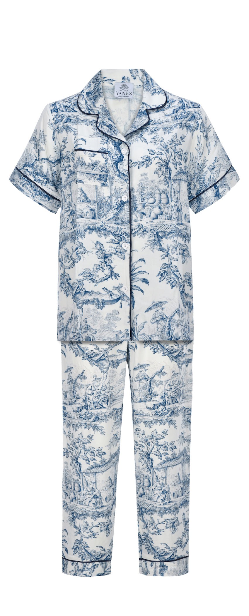 Chinese Garden Kadın Kısa Kollu Pijama Takımı