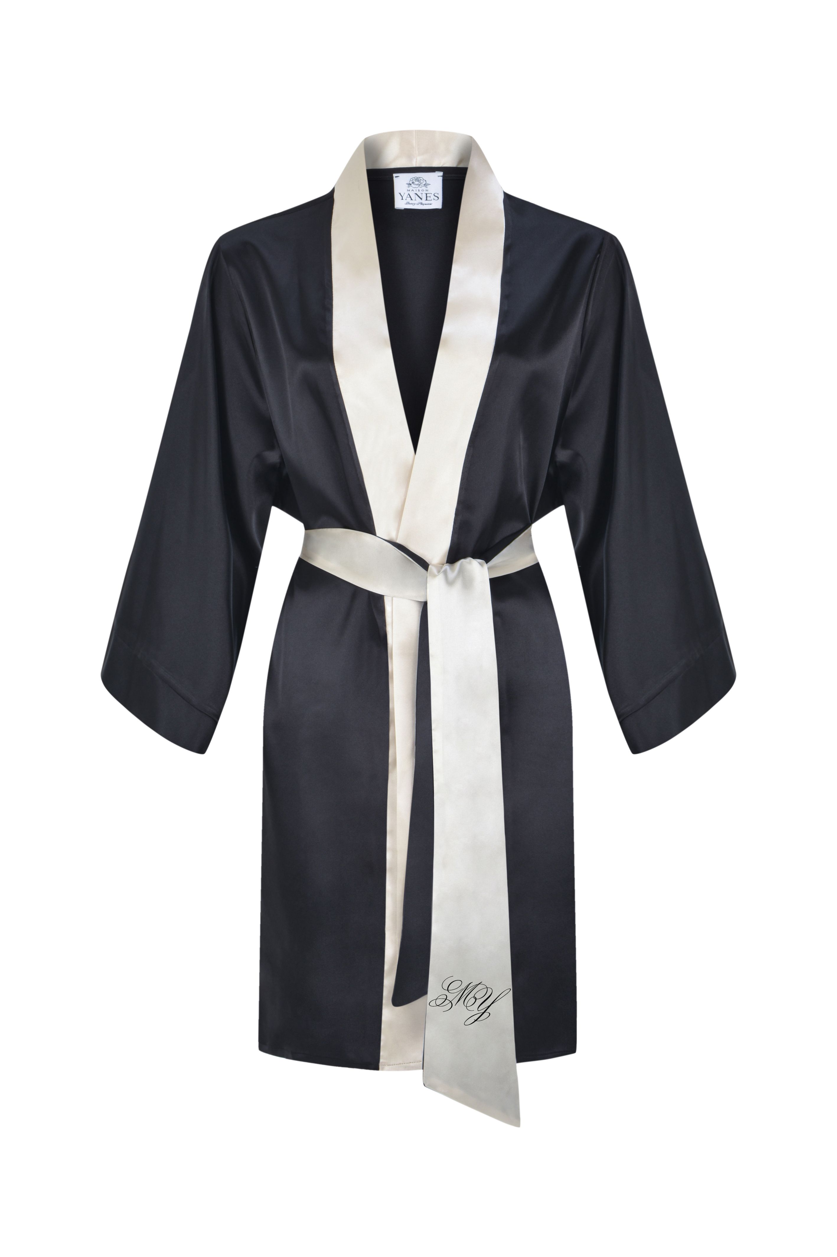 Marie Vegan Saten Kimono