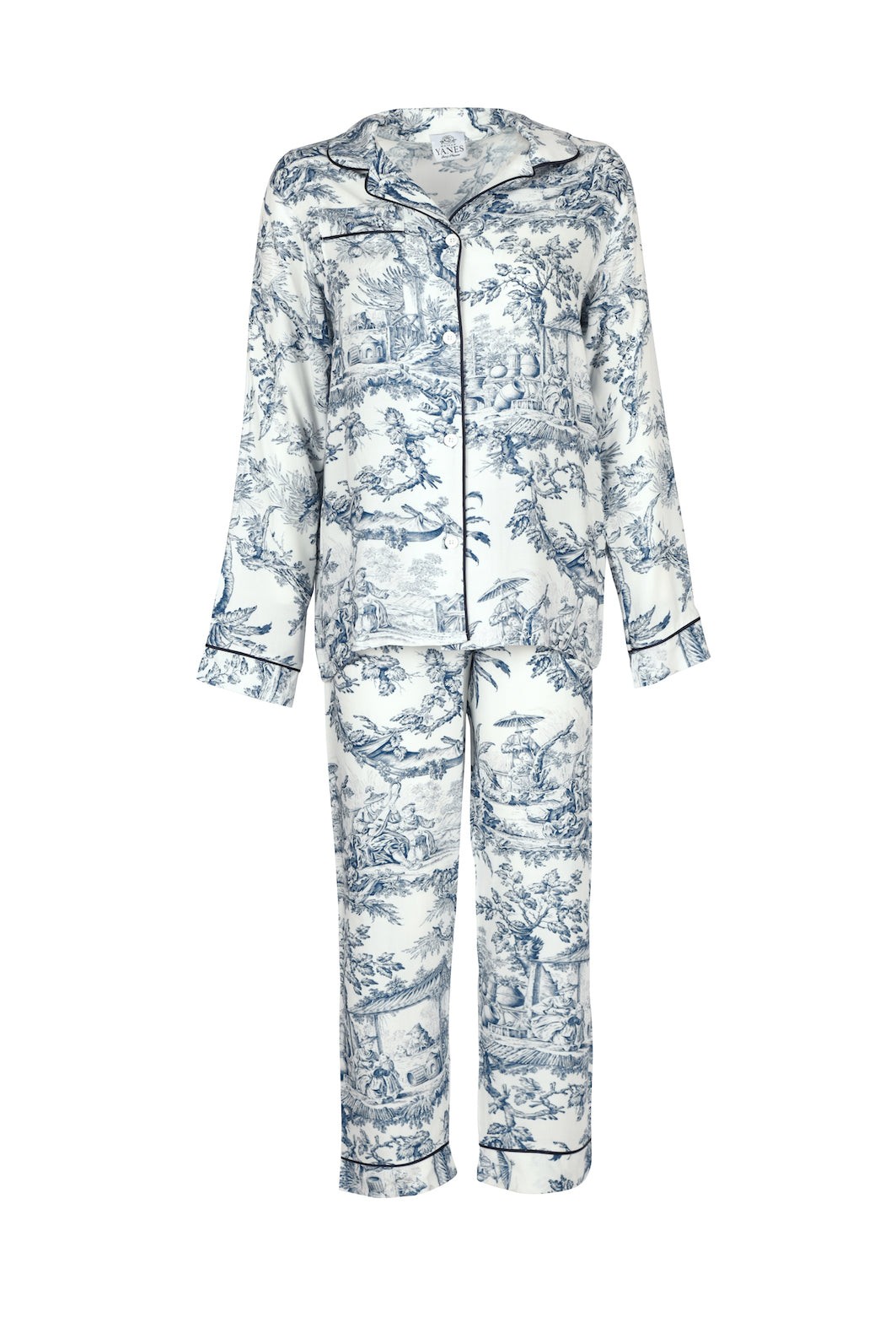 Chinese Garden Men's Pajamas Set