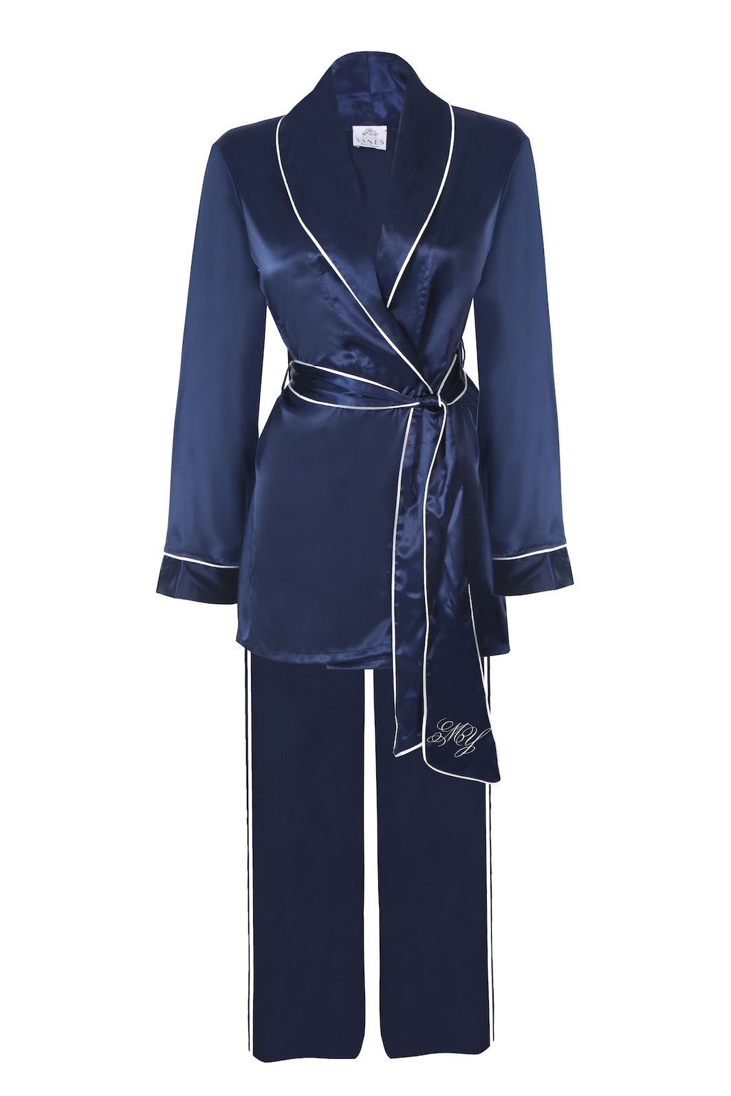 "Mom & Bride to be" Koleksiyonu Özel Lacivert Set Pijama Takımı