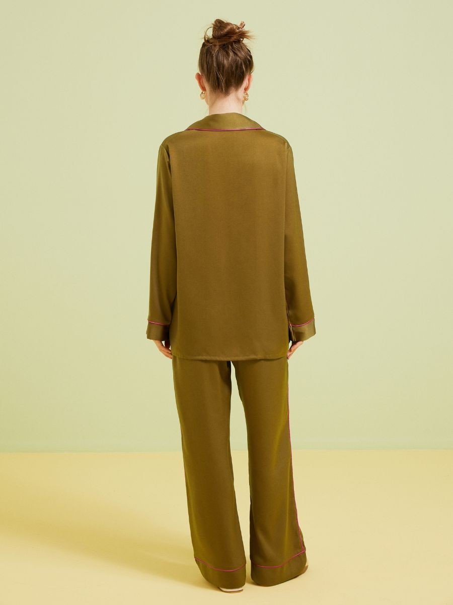 Olive Pijama Takımı