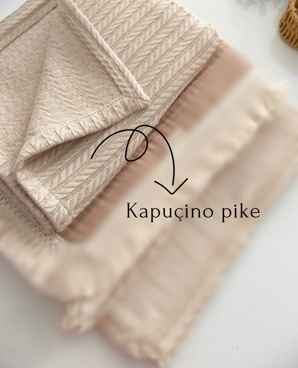 Örgü Desen Pike  - Kapuçino