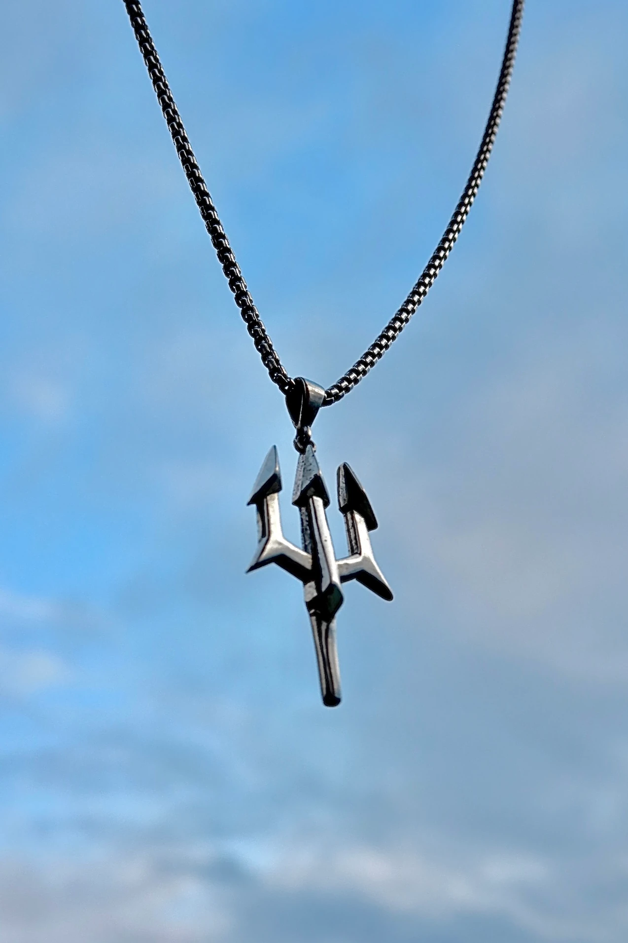 925 Poseidon Spear Necklace