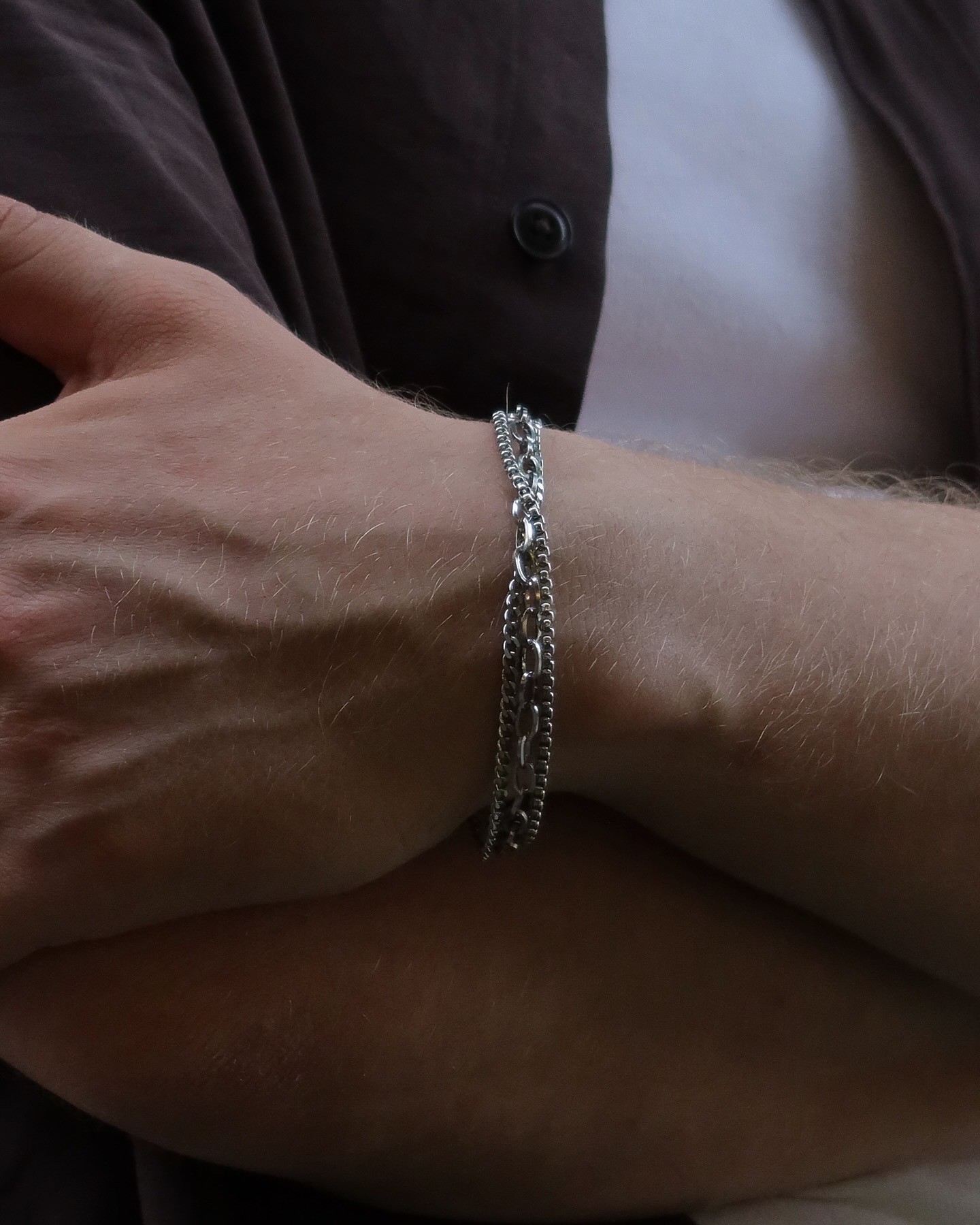Triple Chain Vintage Bracelet