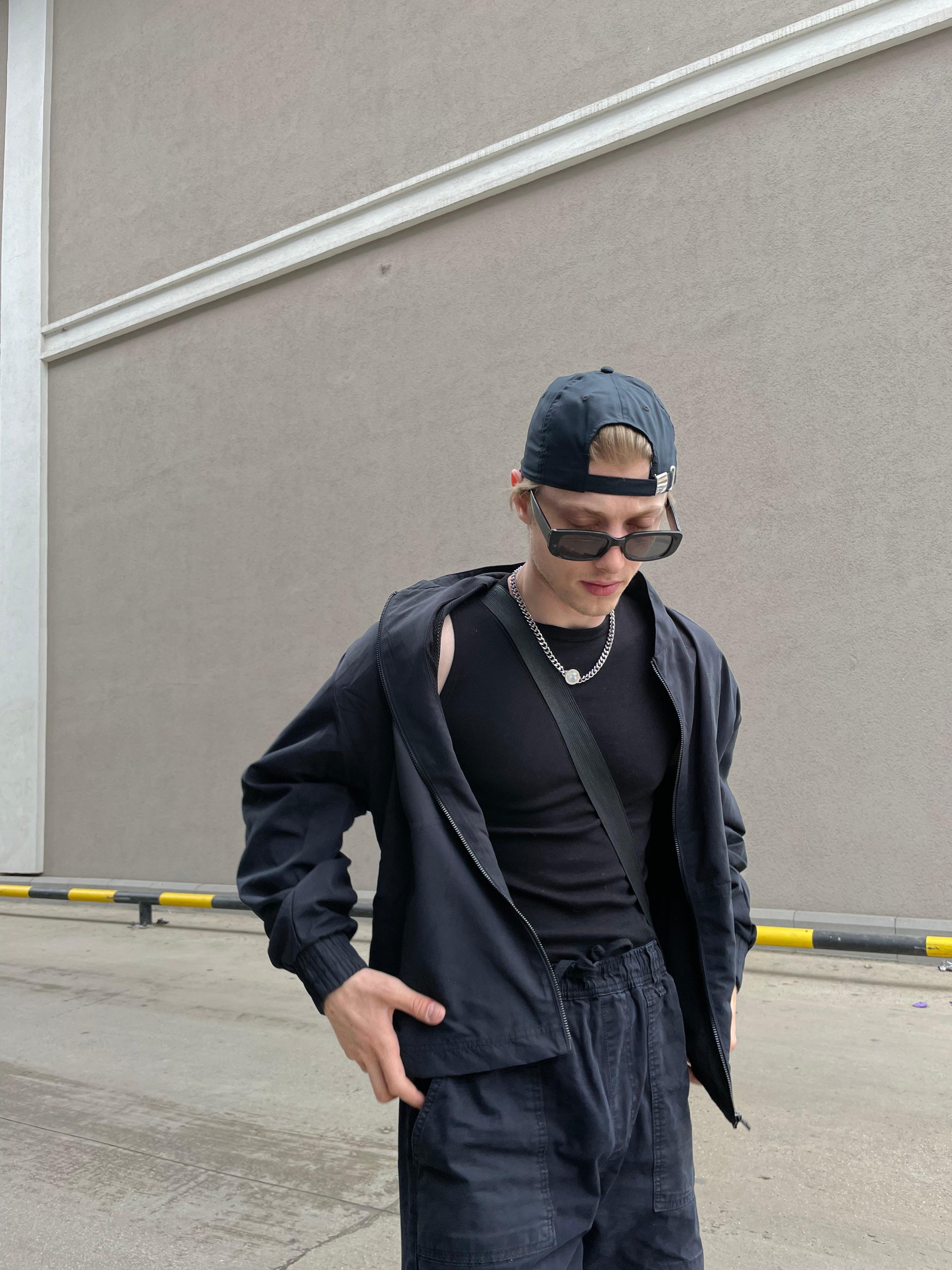 Barca Black Oversize Raincoat