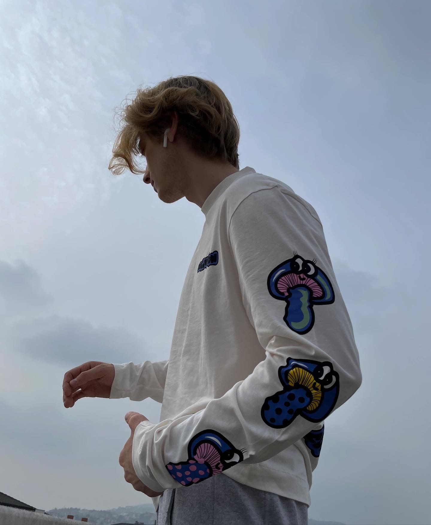 Collusion Long Sleeve Oversize Tshirt