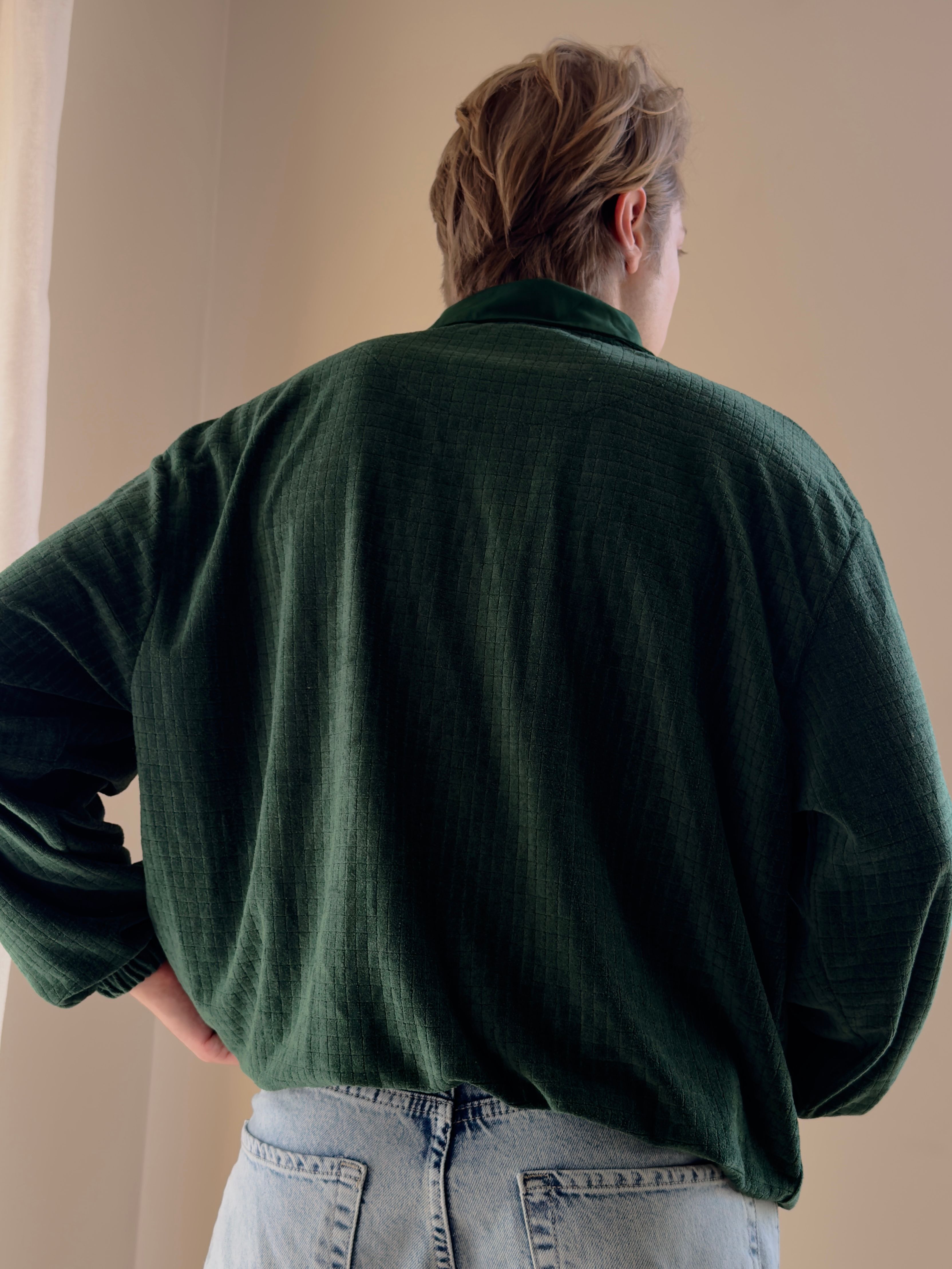 Green Plaid Polo Shirt