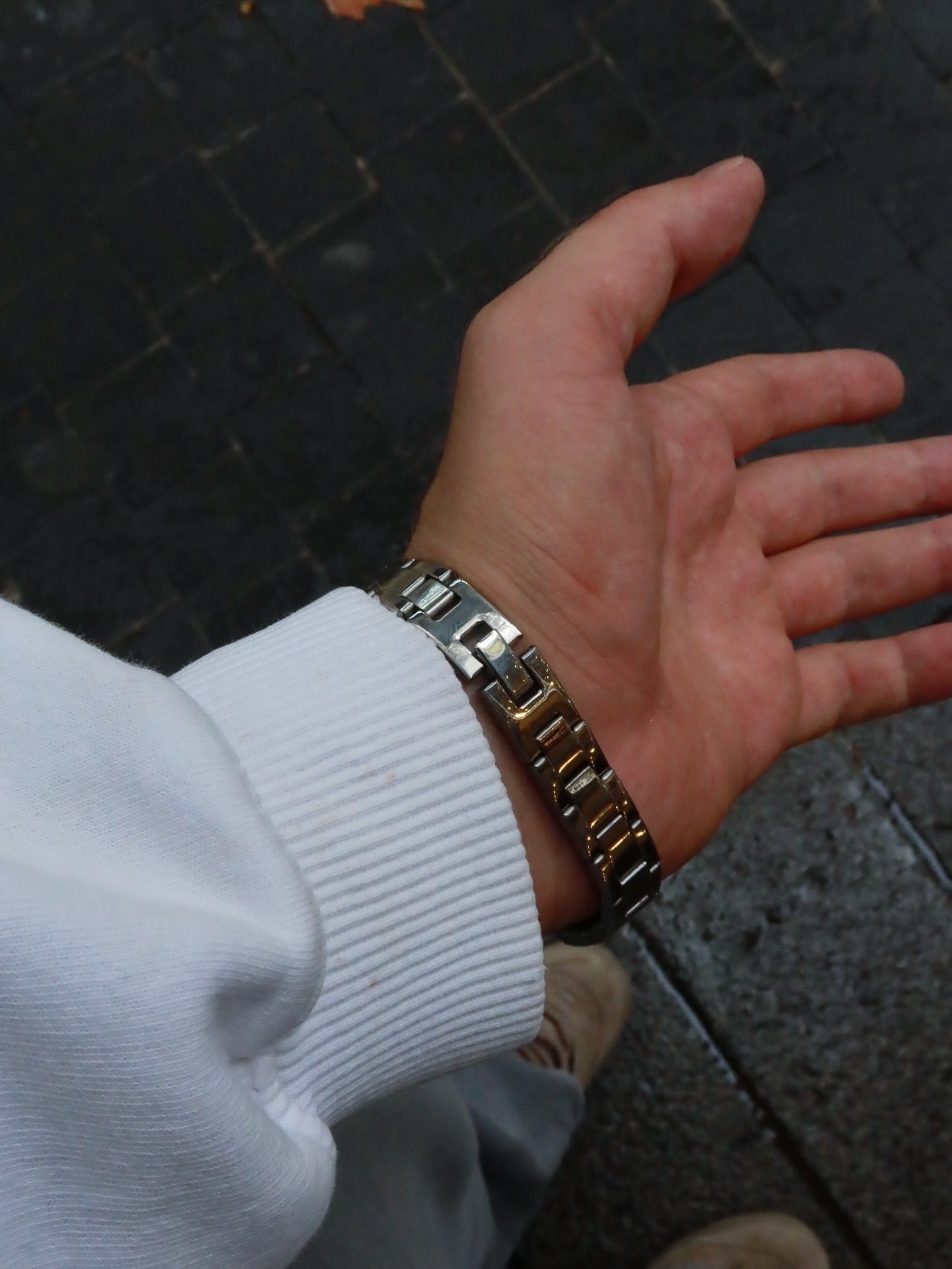 Steel Wave Bracelet