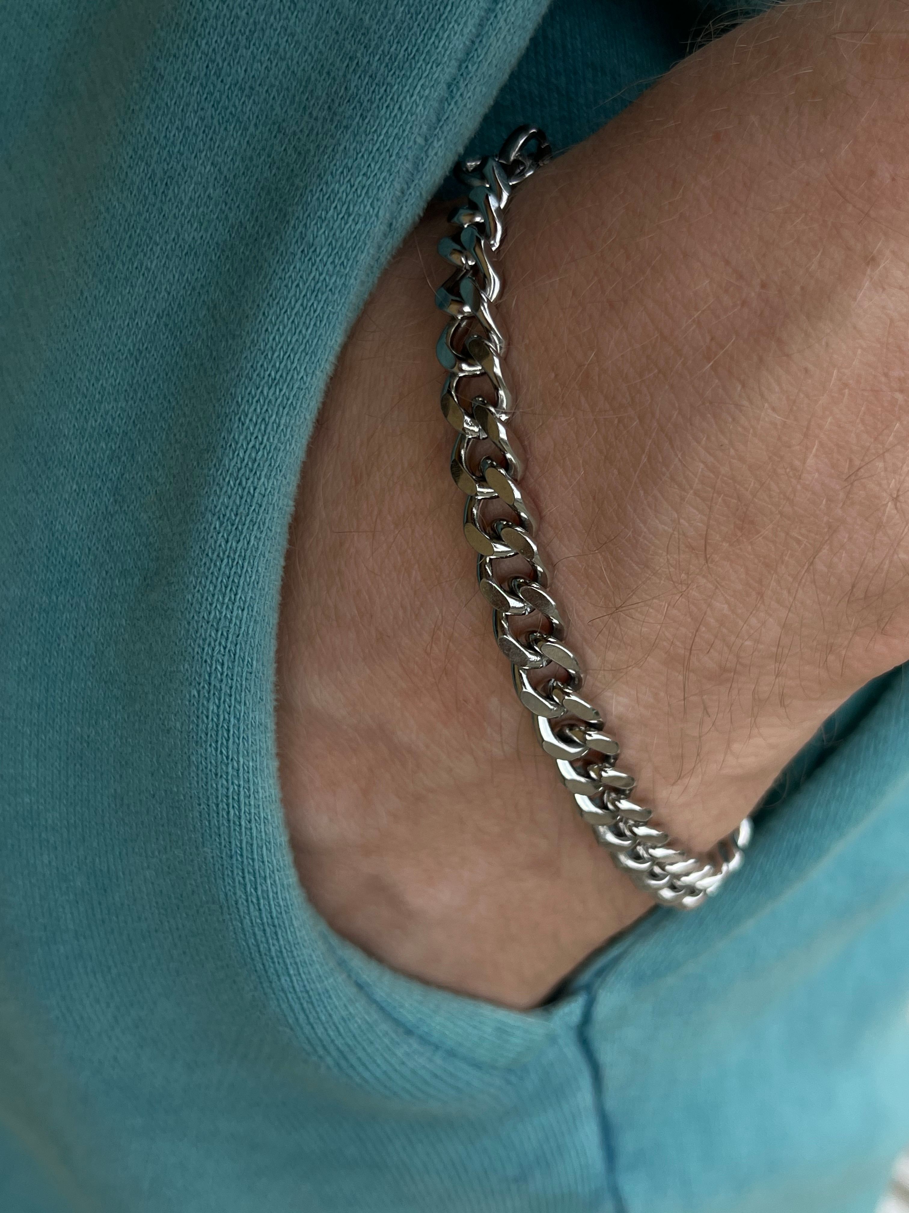 Thick Chain Steel Bracelet 