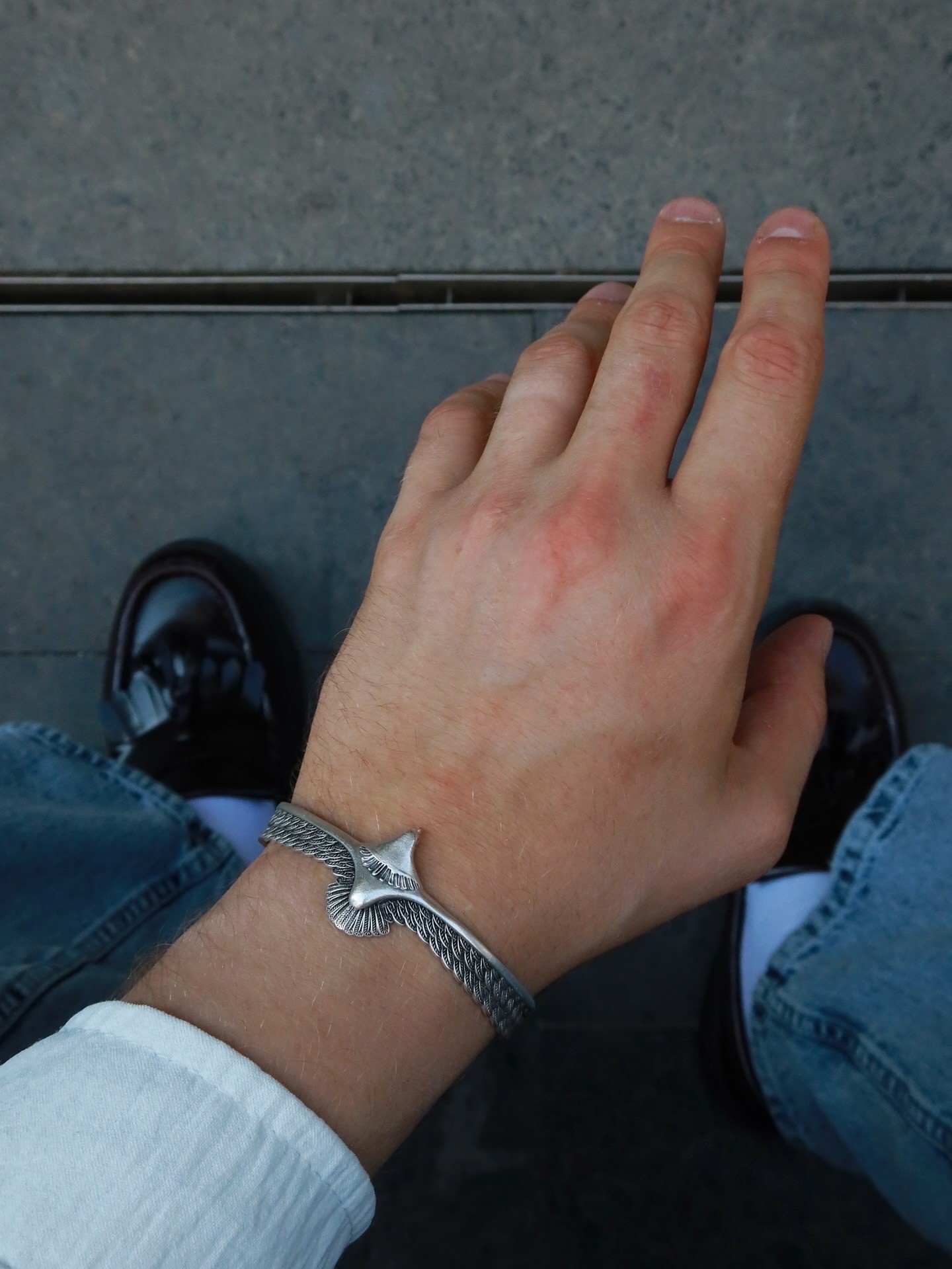 Silver Eagle Bracelet