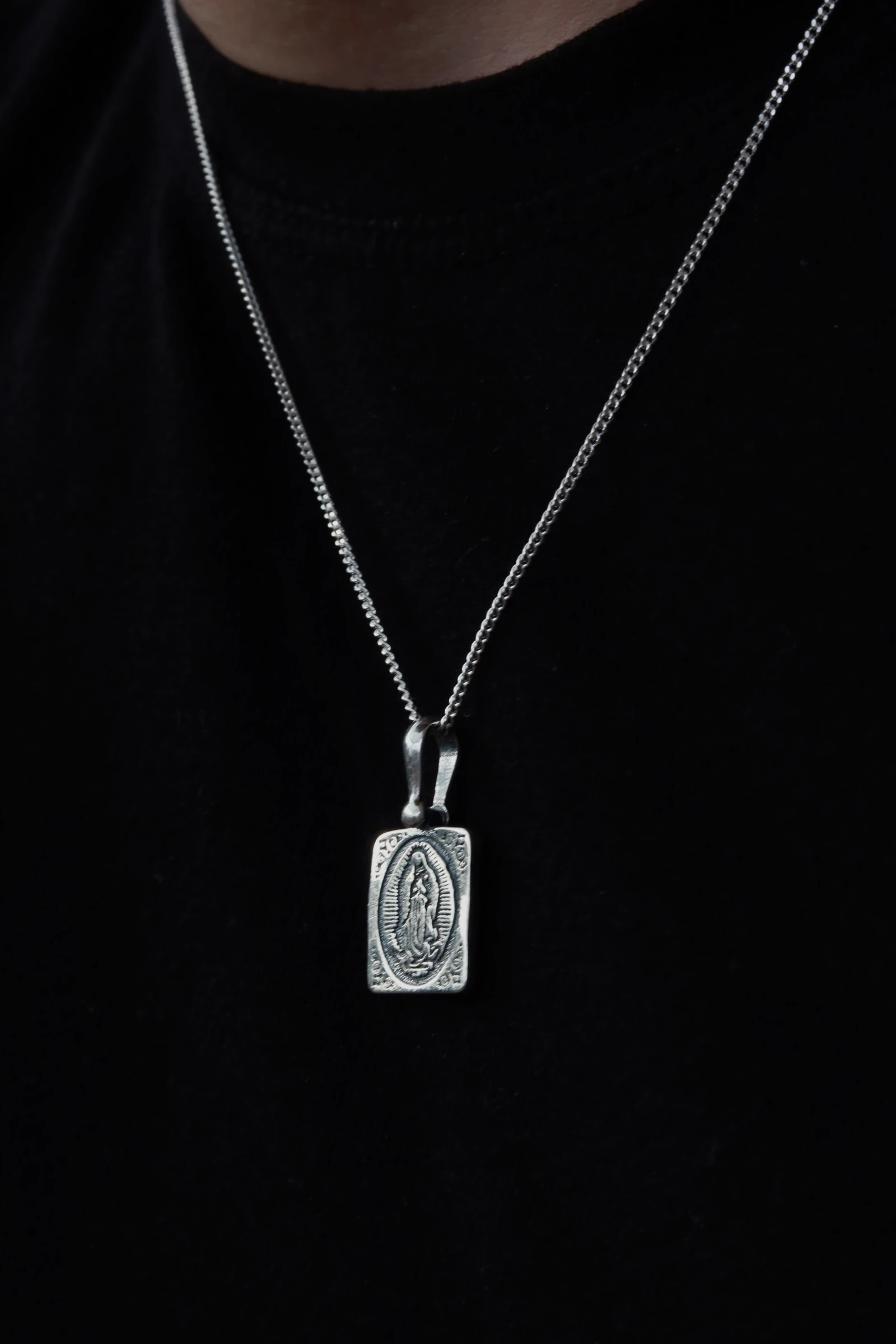  925 Vintage Virgin Necklace 