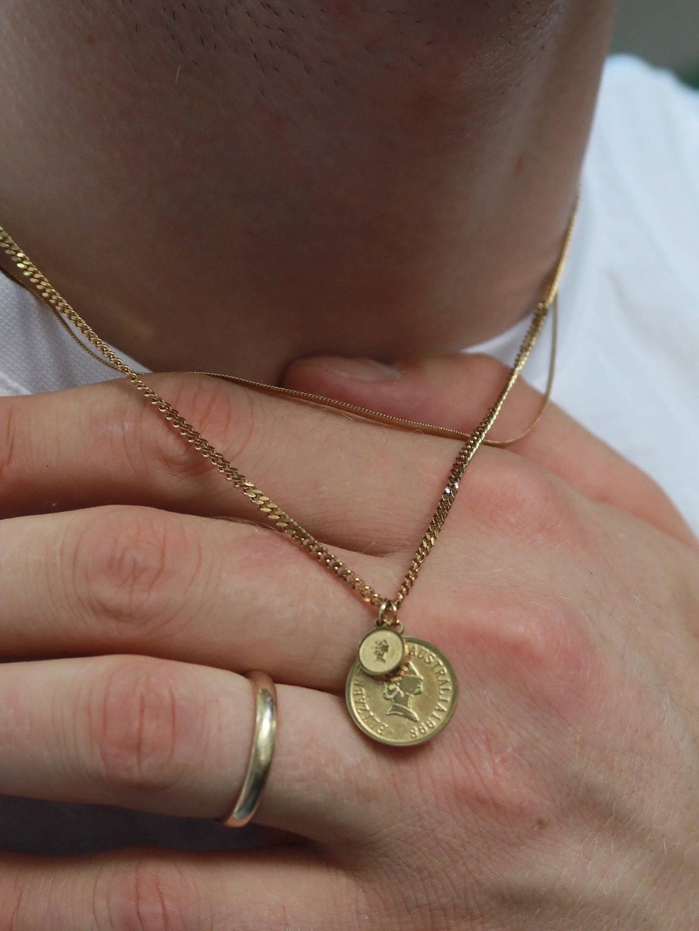 🌞 Vintage Mirror Elizabeth Necklace