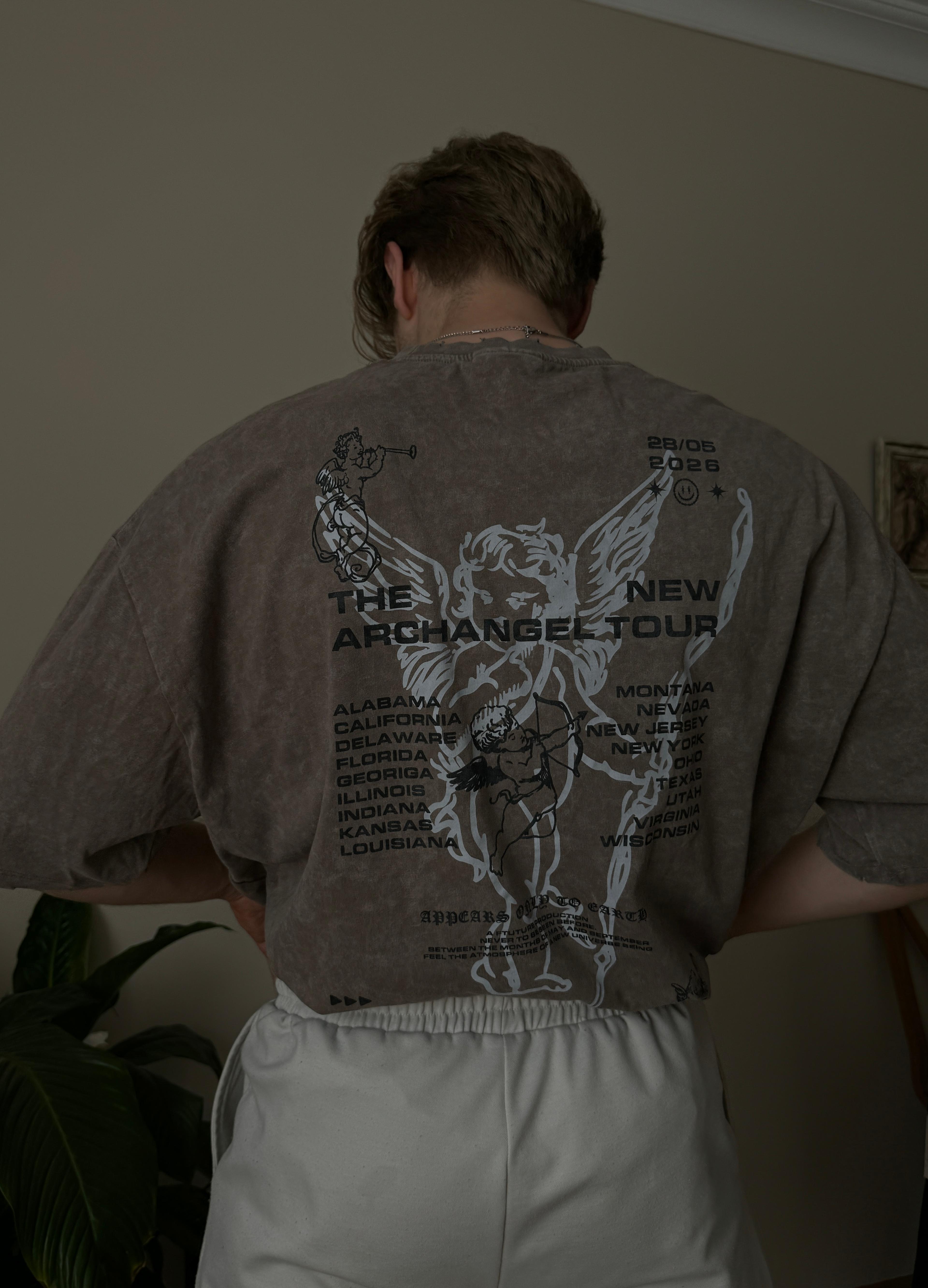 Archangel Tour Printed Oversize Tshirt