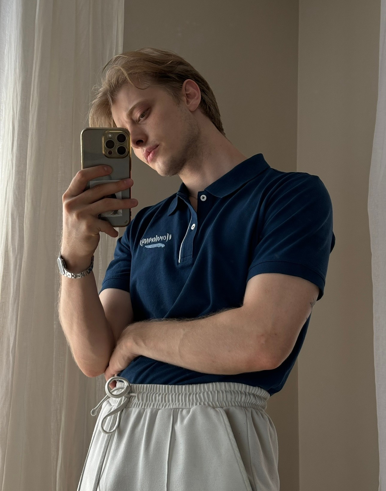 Navy Blue Polo Shirt
