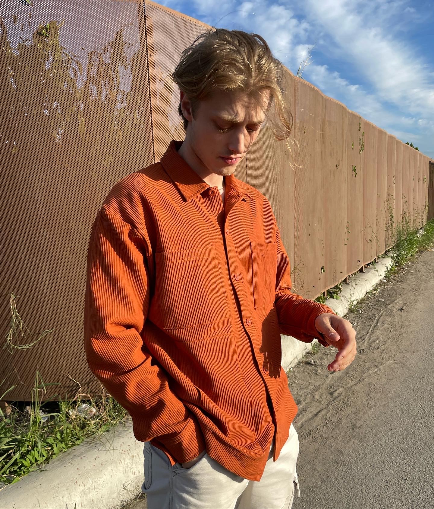 Corduroy Wıth Pocket Shırt