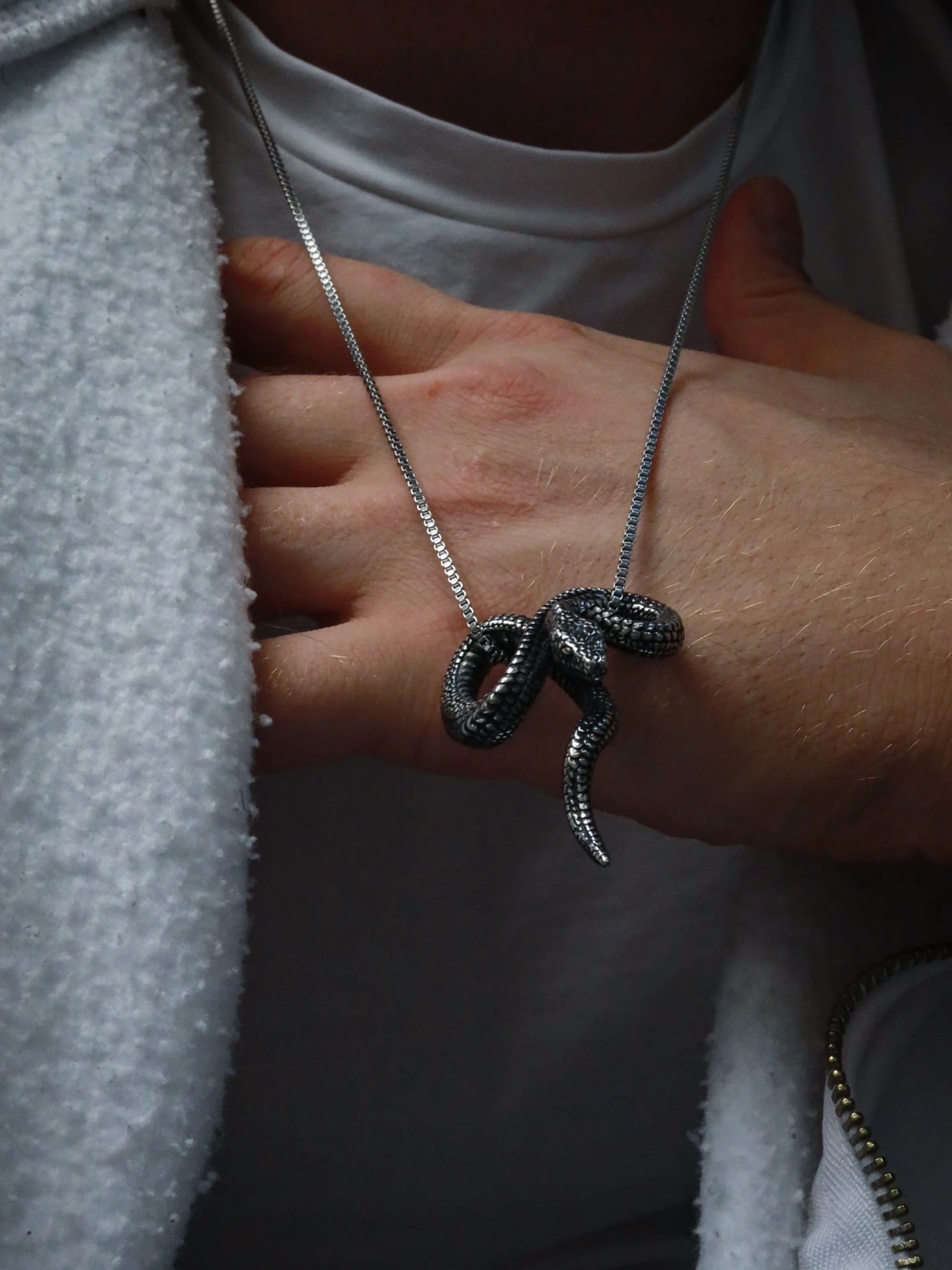 Cube Chain Phyton Necklace 🐍