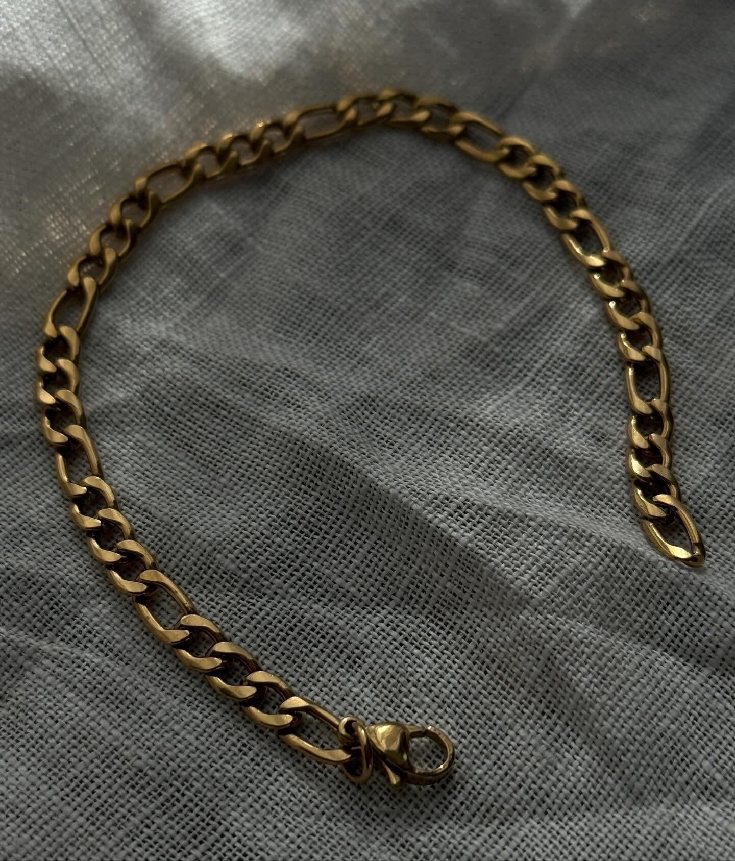 Gold Figaro Bracelet