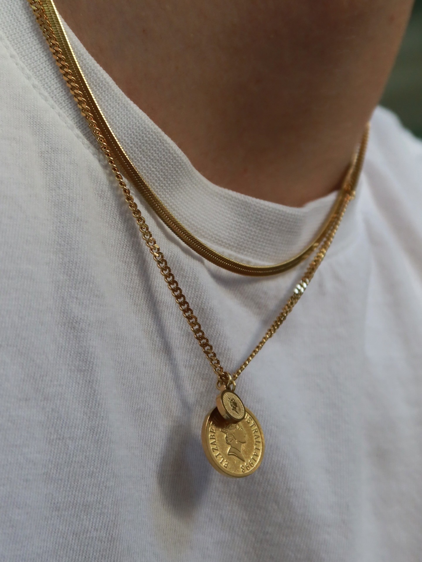 🌞 Vintage Mirror Elizabeth Necklace
