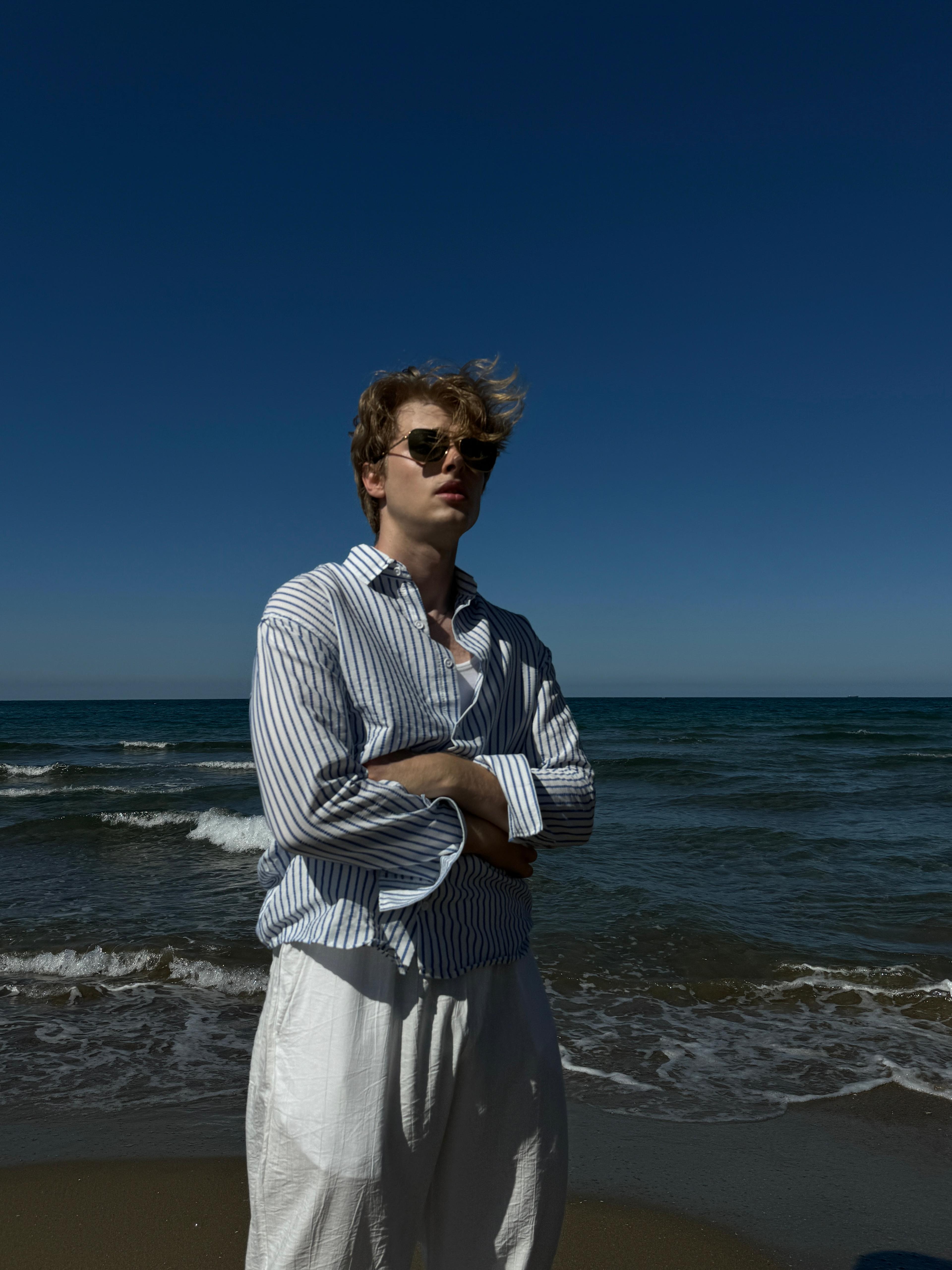 Blue Striped Shirt