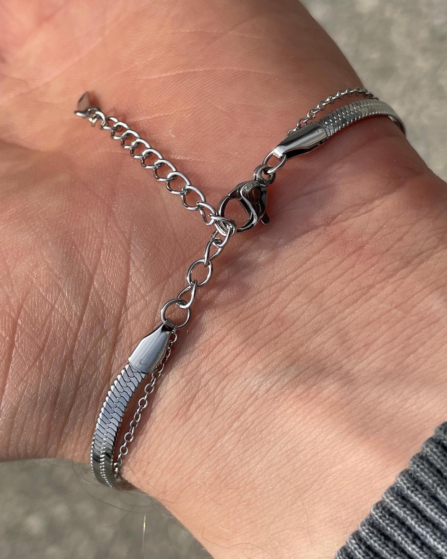 Steel Lock Bracelet