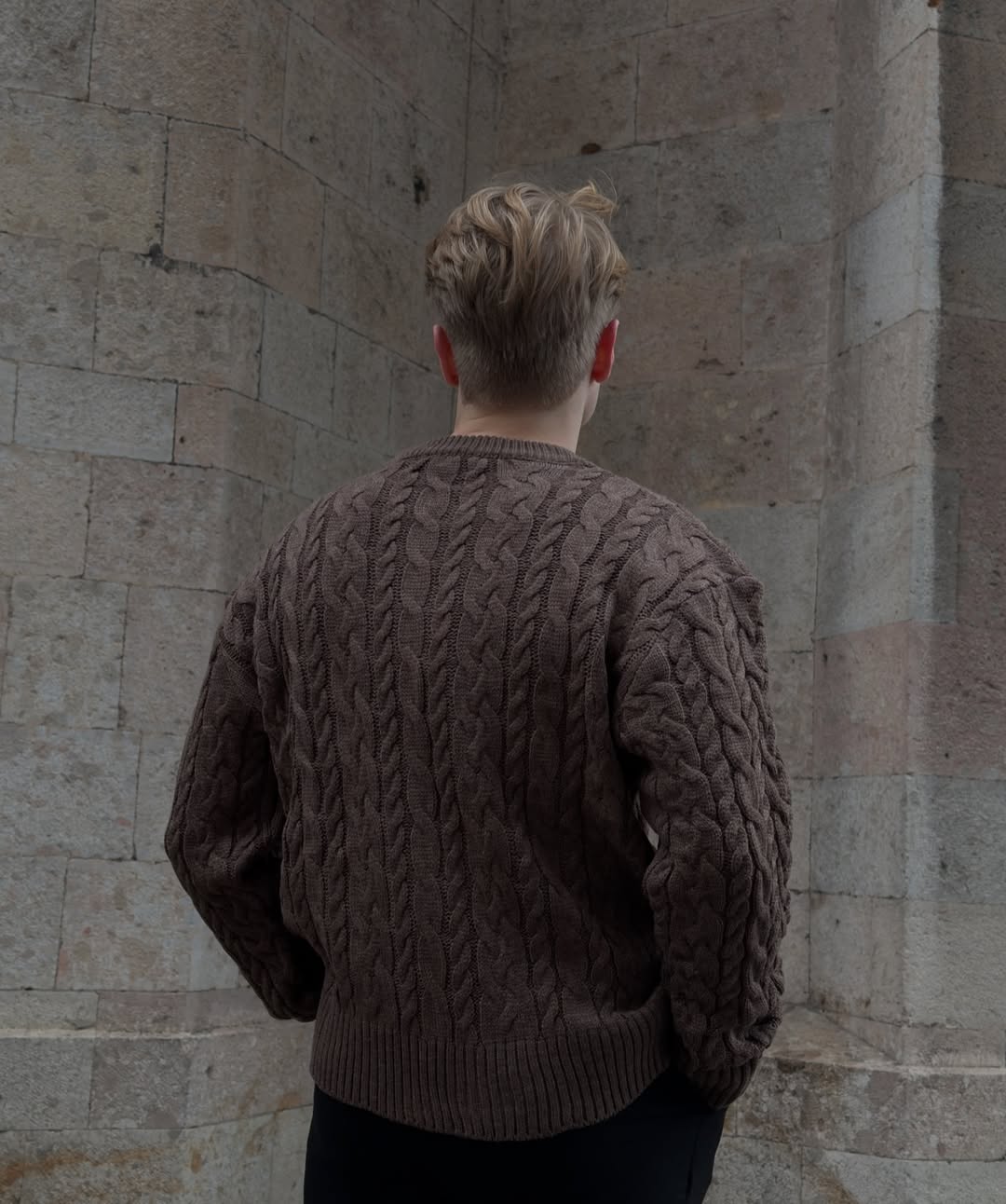 Brown Old Money Knitwear 