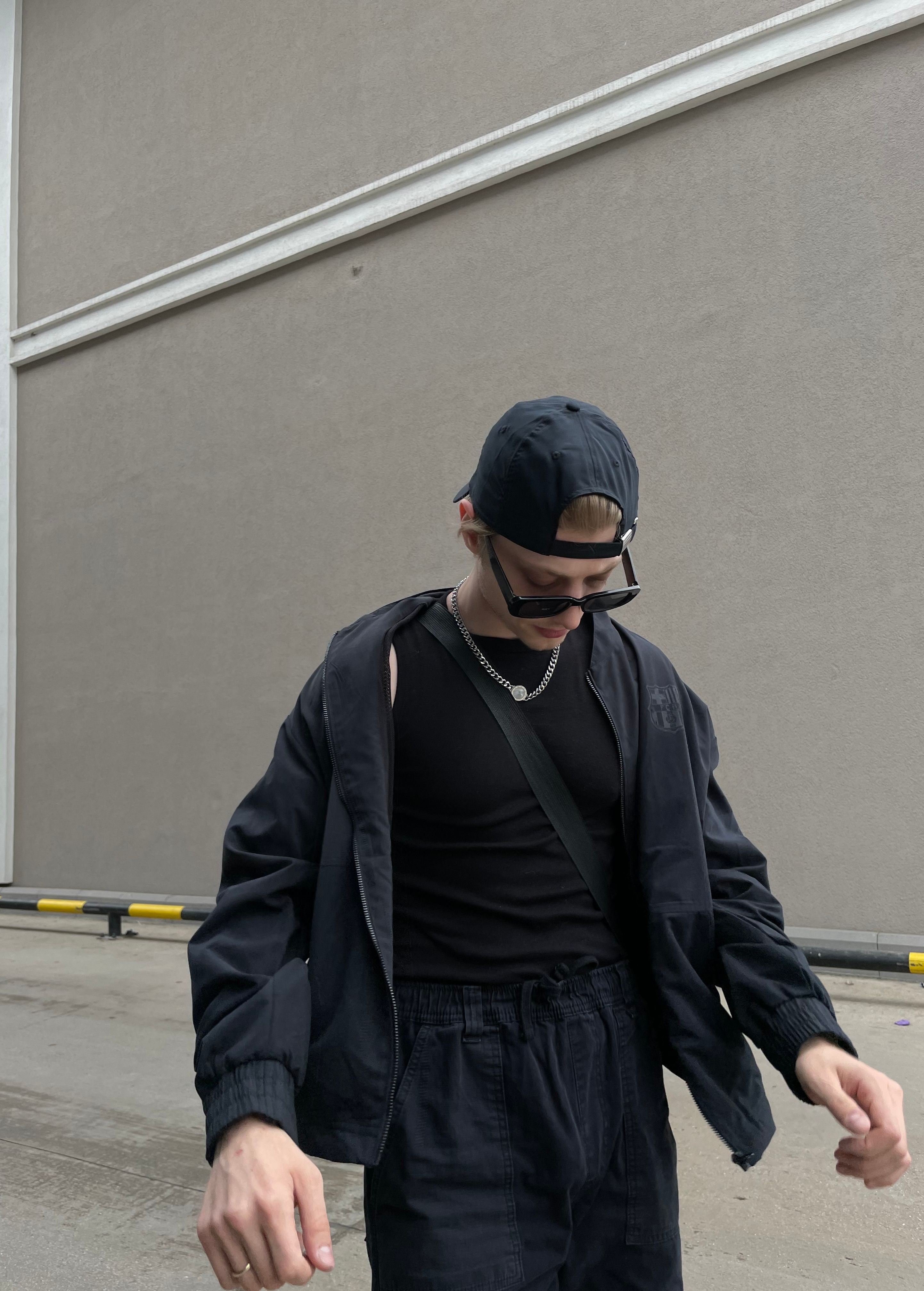 Barca Black Oversize Raincoat