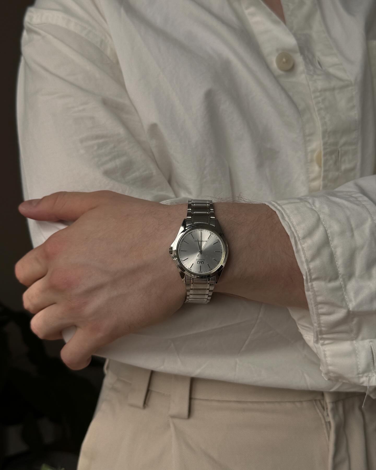 G.R Silver Vintage Wristwatch 
