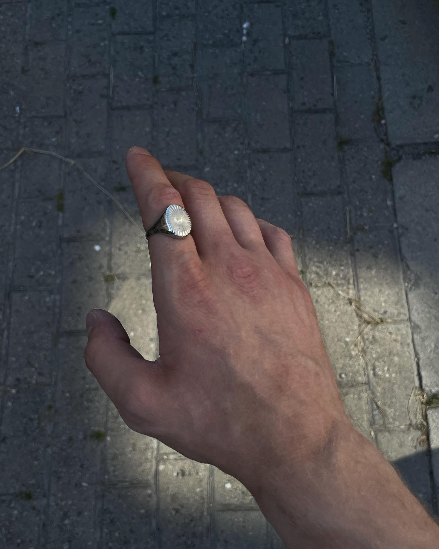 Striped Round Ring