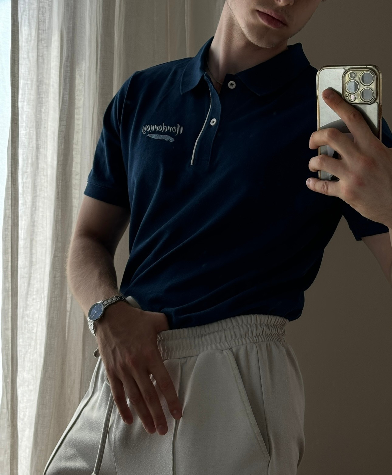 Navy Blue Polo Shirt