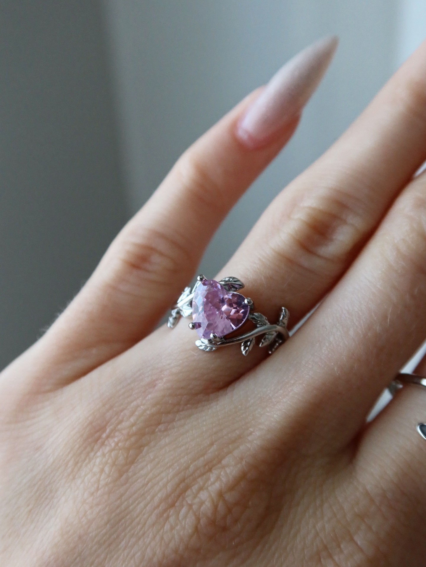 Rose Heart Vine Ring 🌸💖
