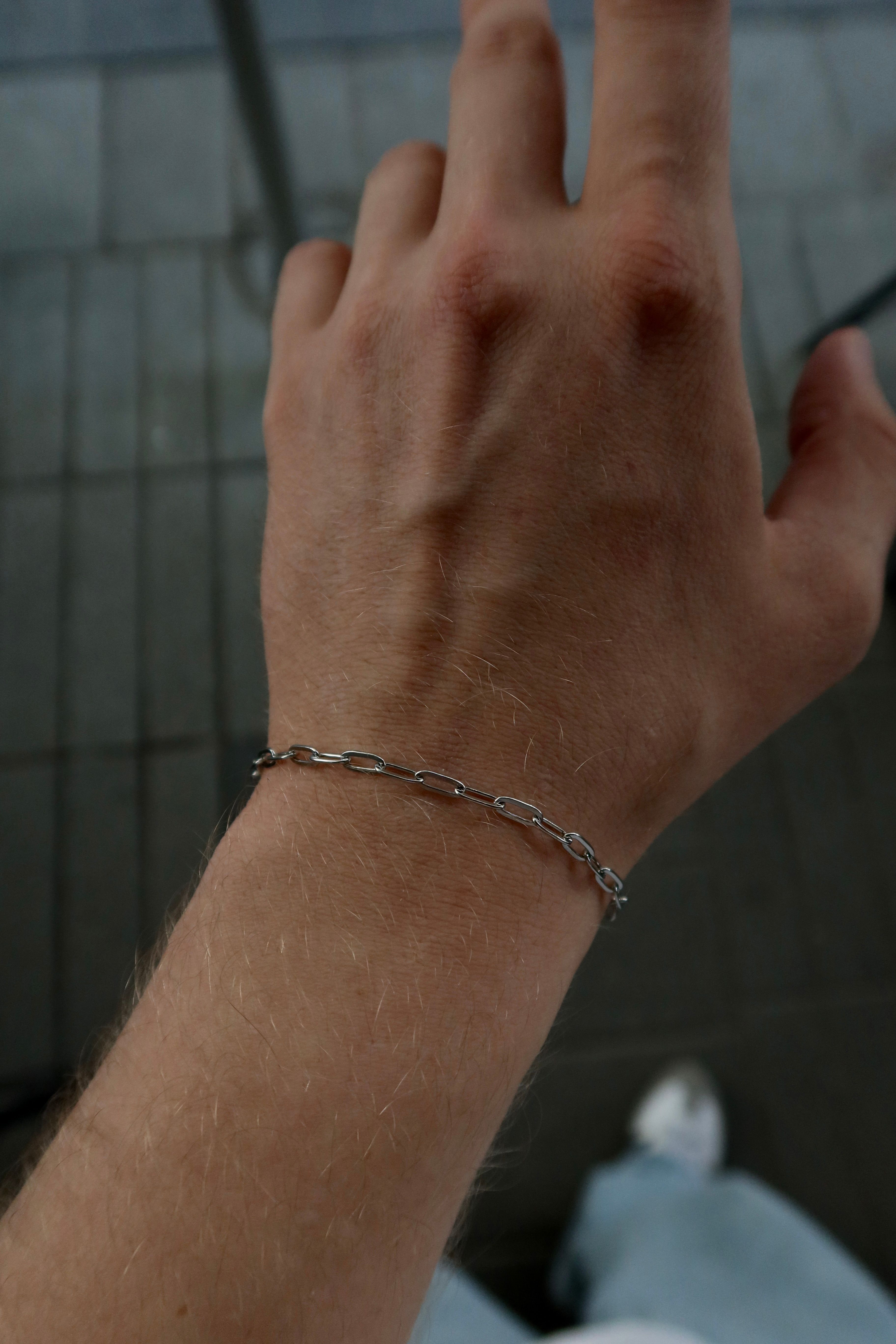 Silver Thin.1 Bracelet