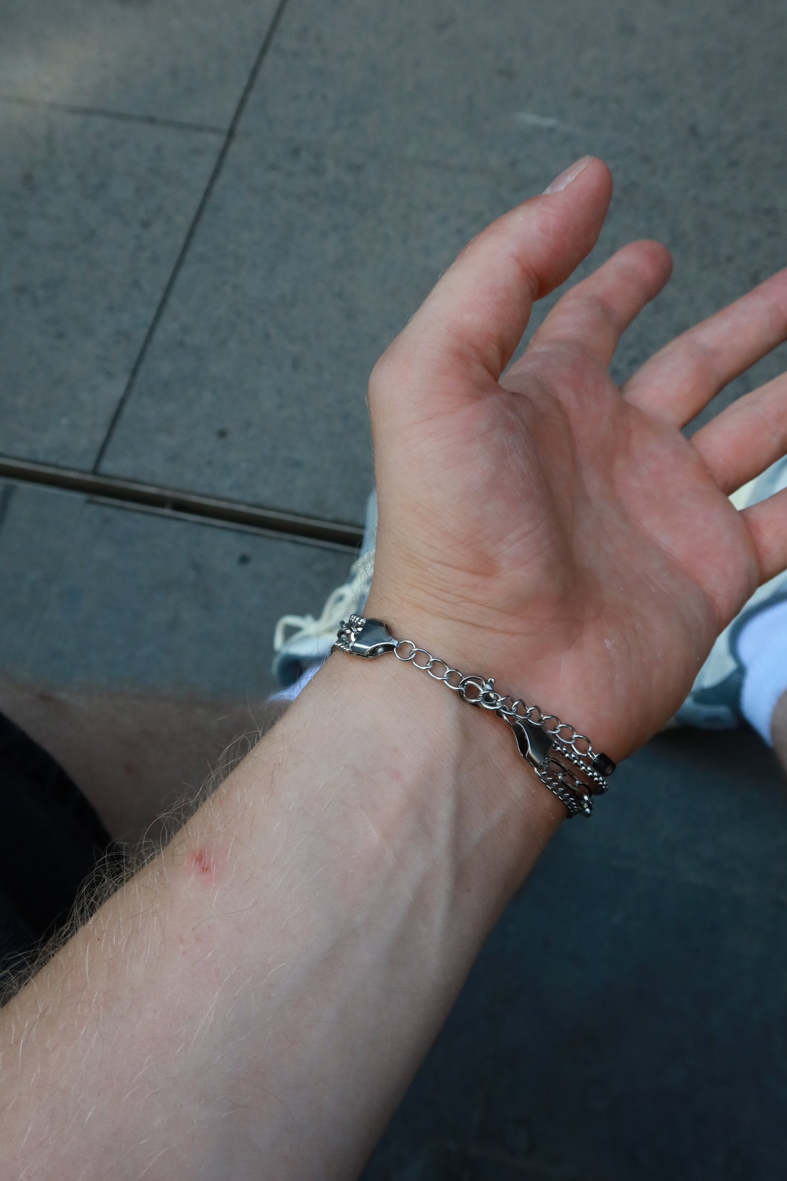 Steel Trinity Bracelet