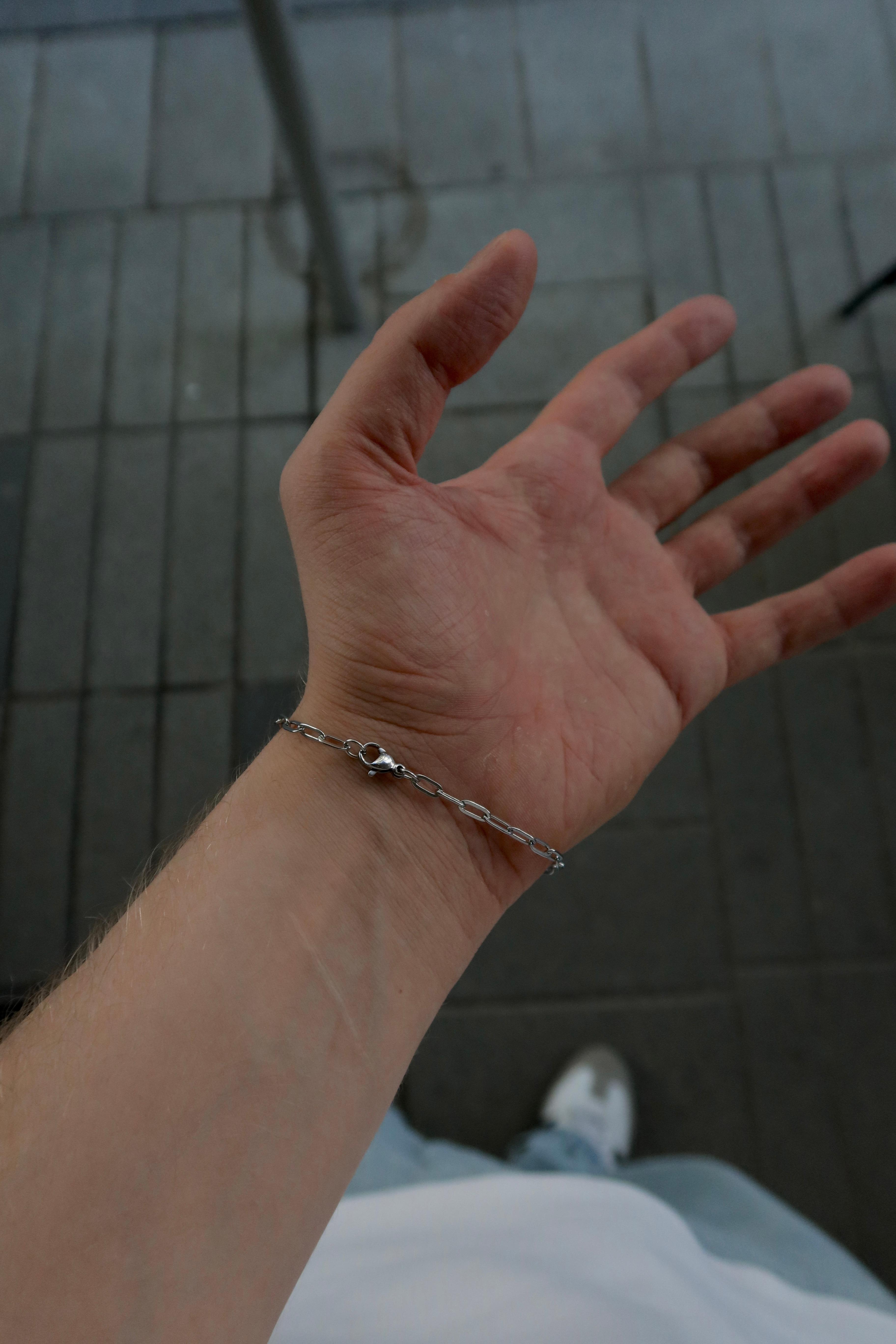 Silver Thin.1 Bracelet