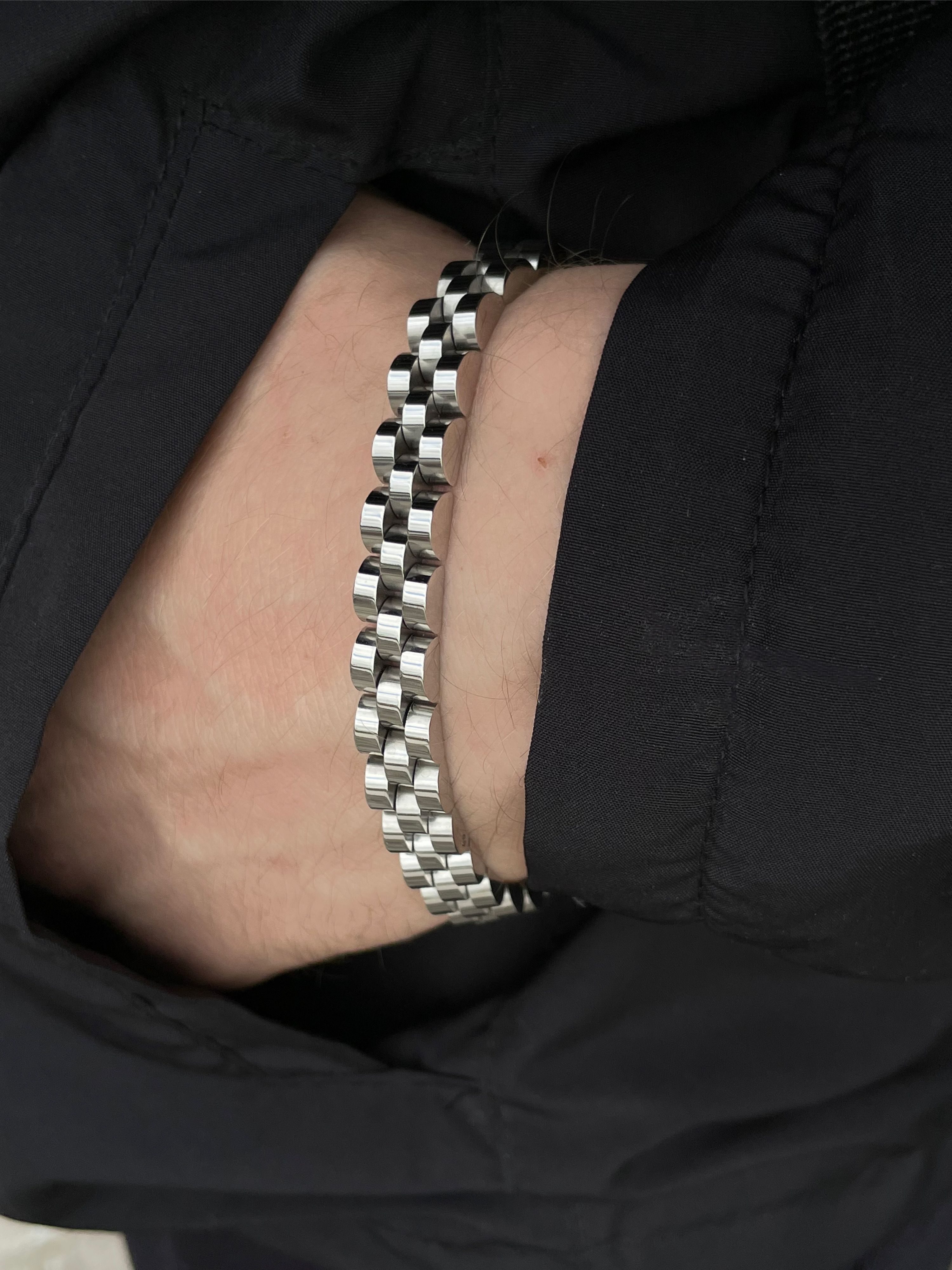Steel Block Bracelet